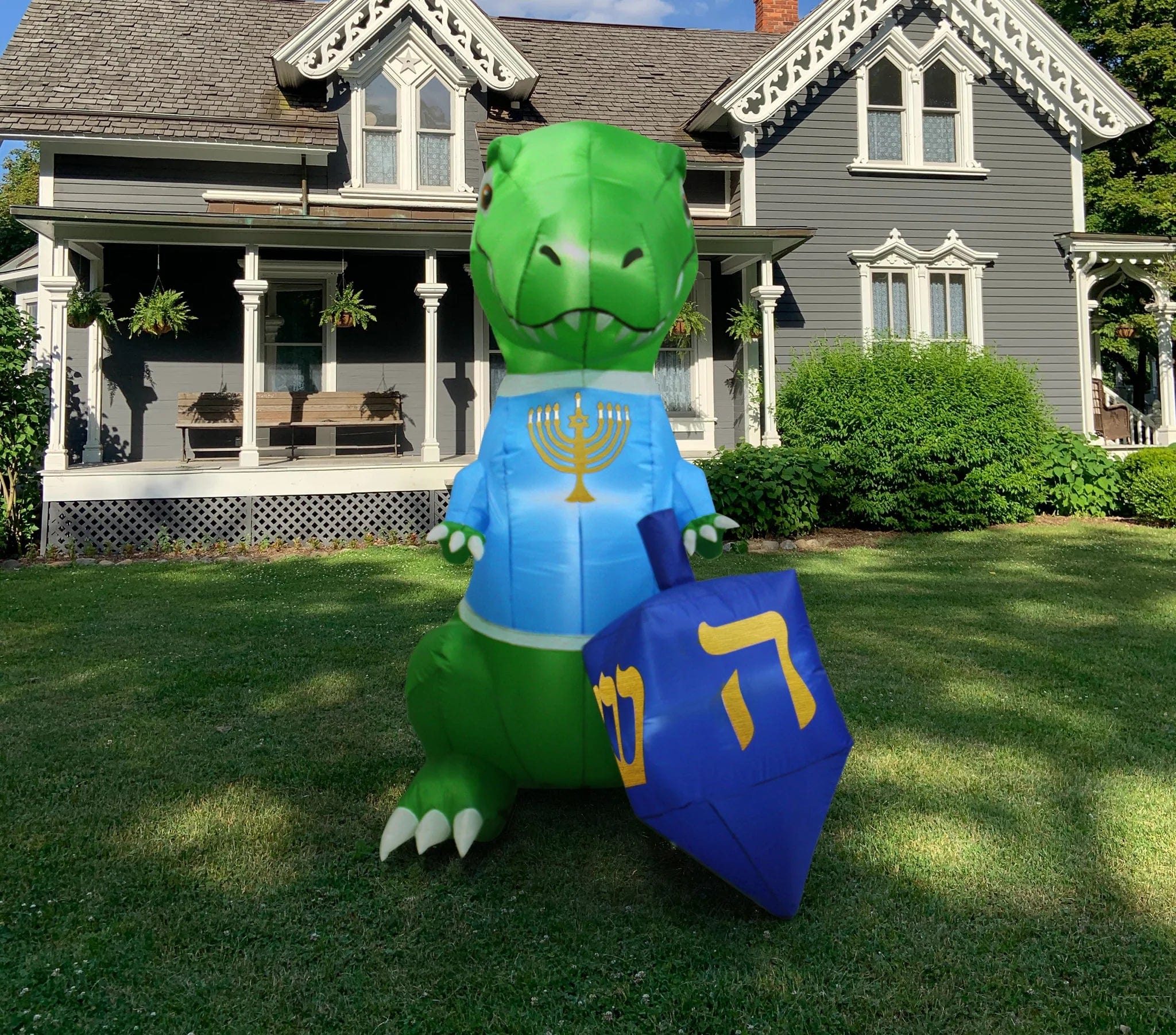 Dinokkah the Hanukkah Dinosaur Inflatable、mySite、topwebapps