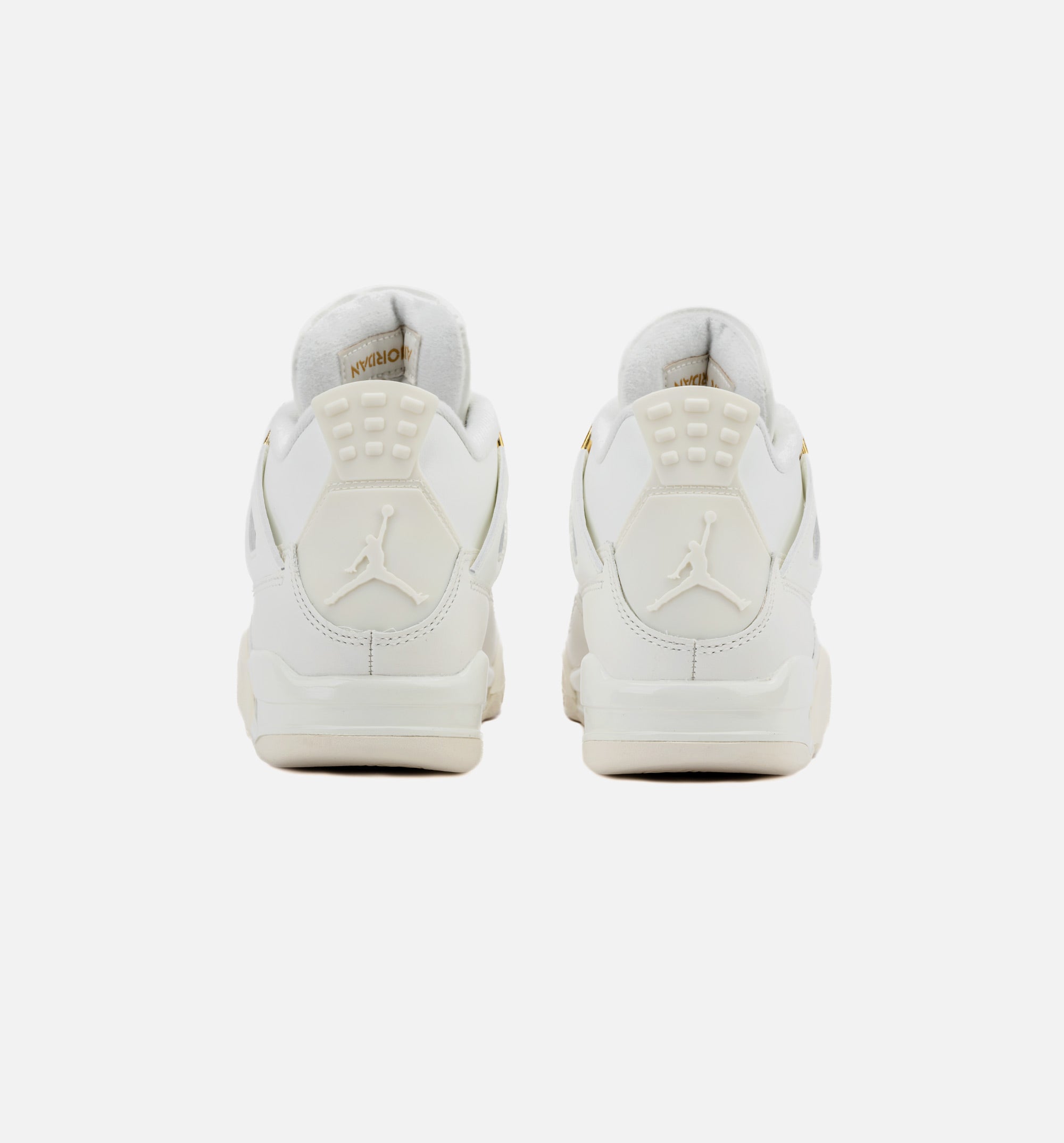 Air Jordan 4 Retro White and Gold Womens Lifestyle Shoe - Sail/Metallic Gold/Black Limit One Per Customer、mySite、dreamappss