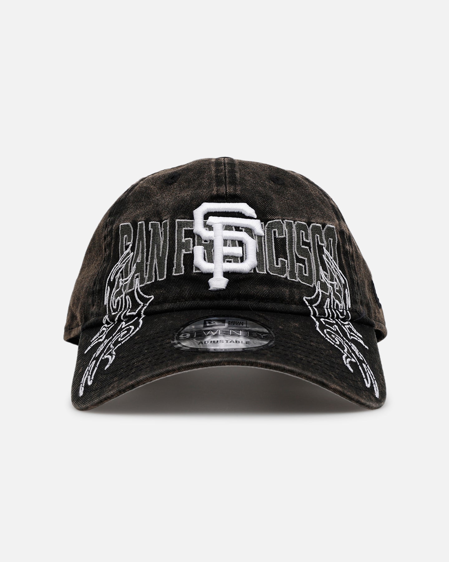 New Era San Francisco Giants 'Tribal' Classic Casual Strapback Washed Black、mySite、zt4zffjzw