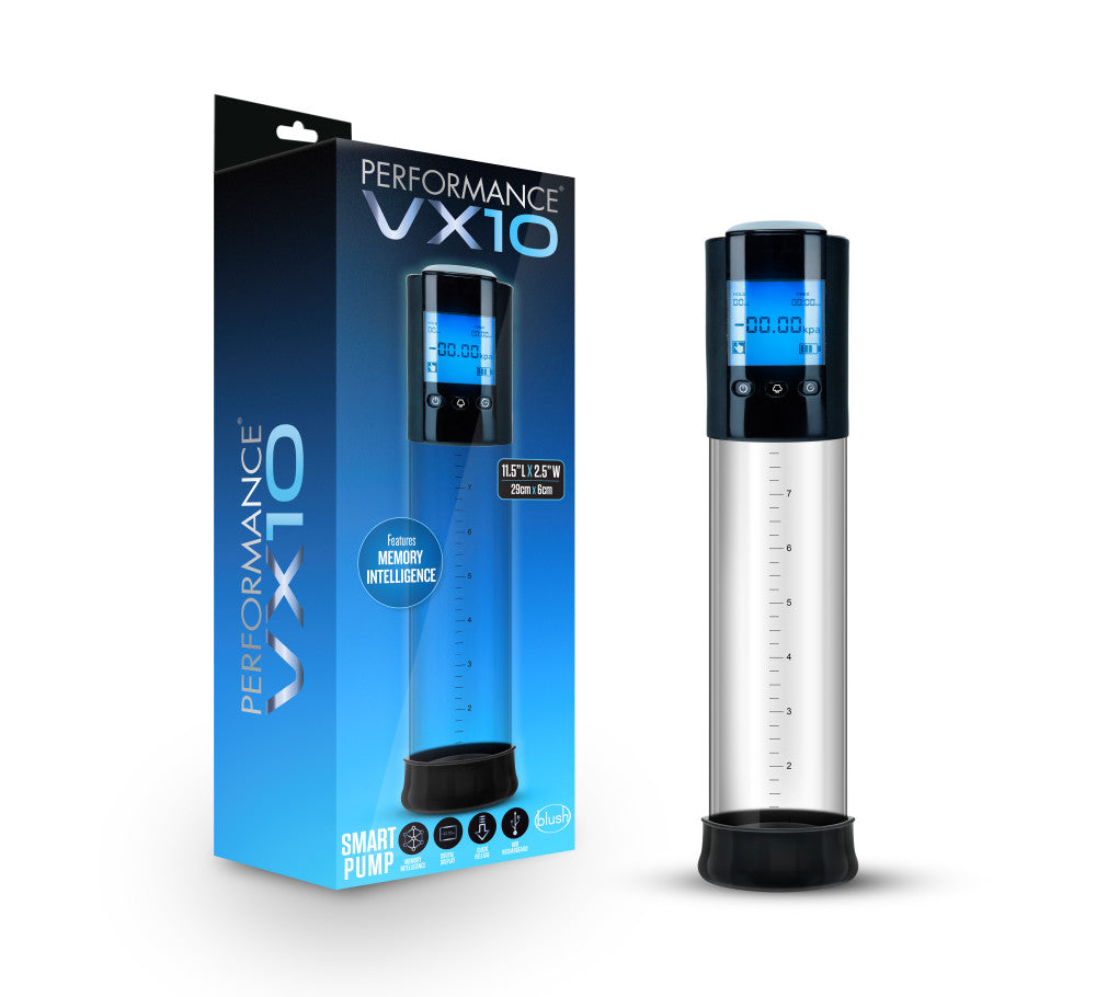 Performance By Blush® | VX10 Male Enhancement Clear Rechargeable Pump、mySite、bottomscart