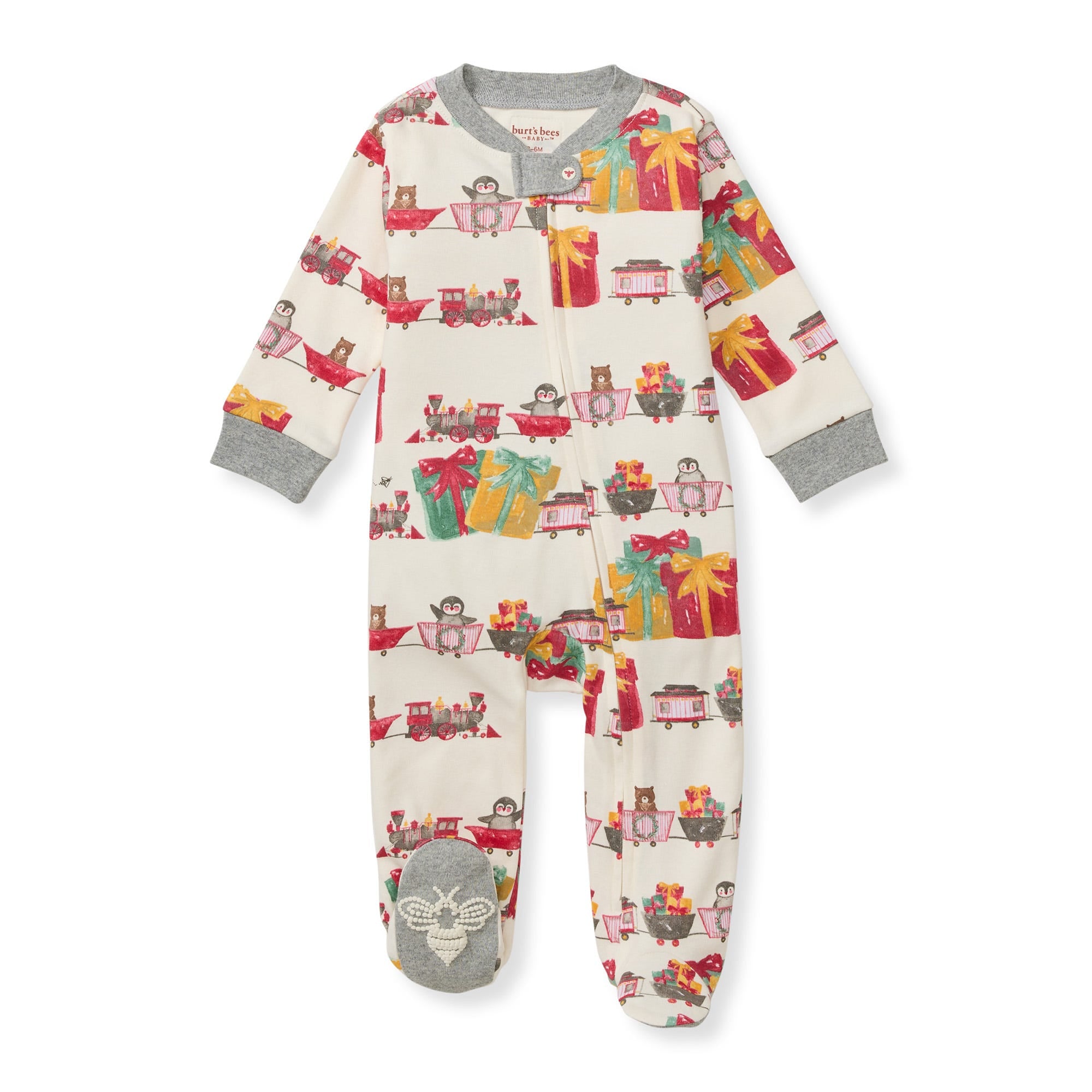 Holiday Toy Train Organic Cotton Pajamas、mySite、g9winljtr