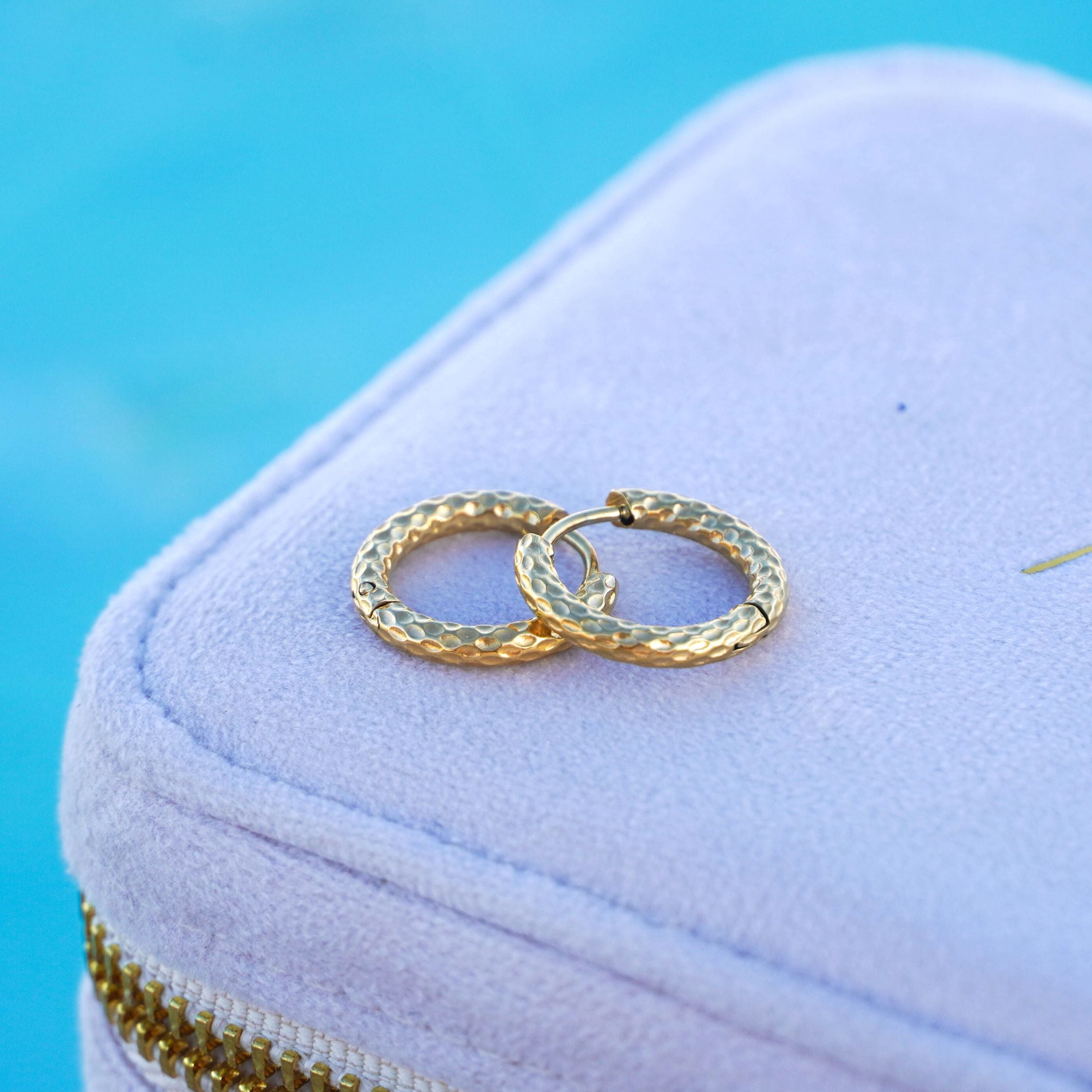 Hammered Hoops Earrings、mySite、hinf8tx79