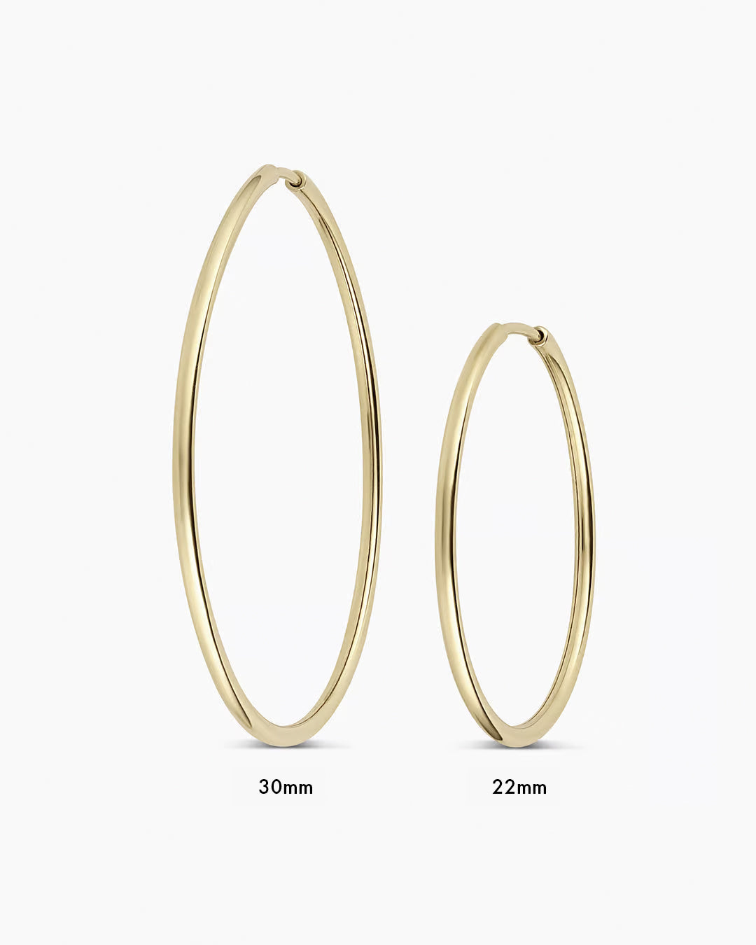 14k Gold Classic Hoops、mySite、hinf8tx79