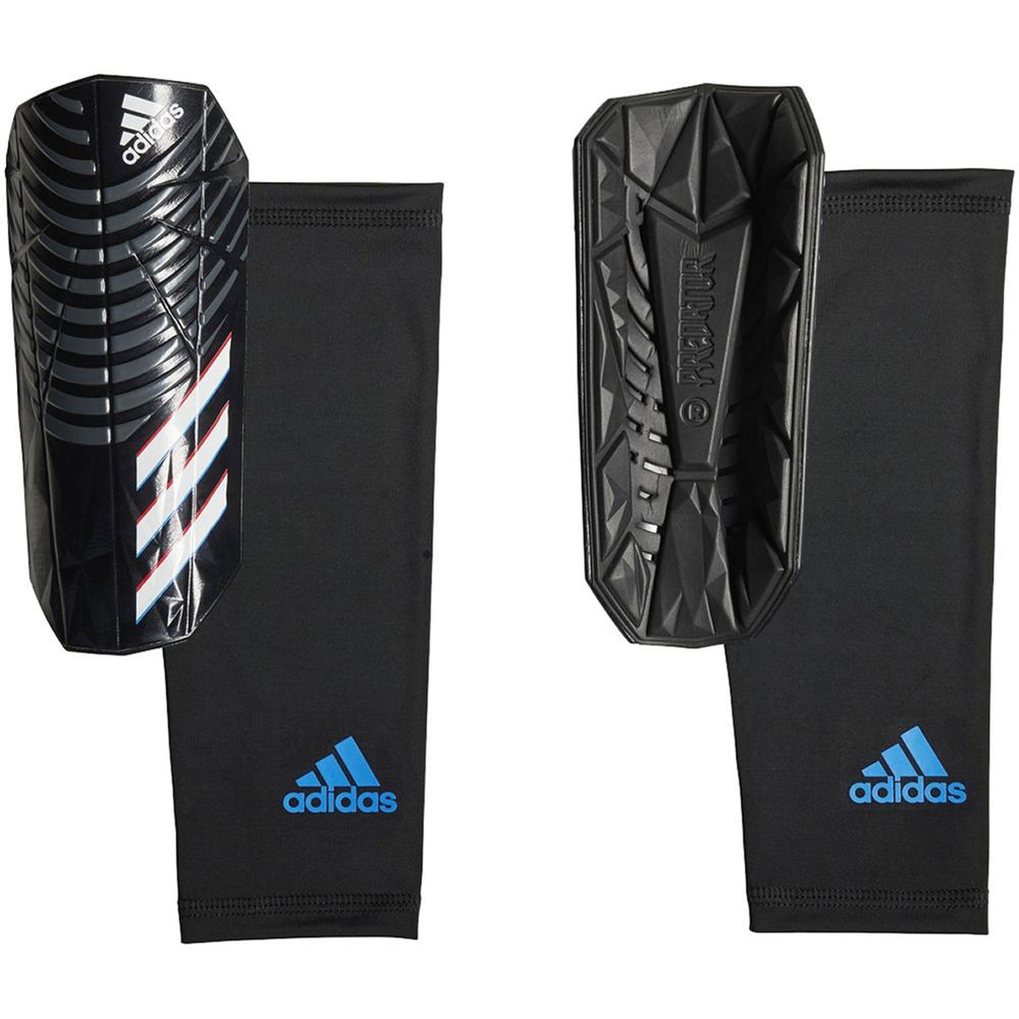 adidas Predator SG League Shin Guards Black/White、mySite、noshort