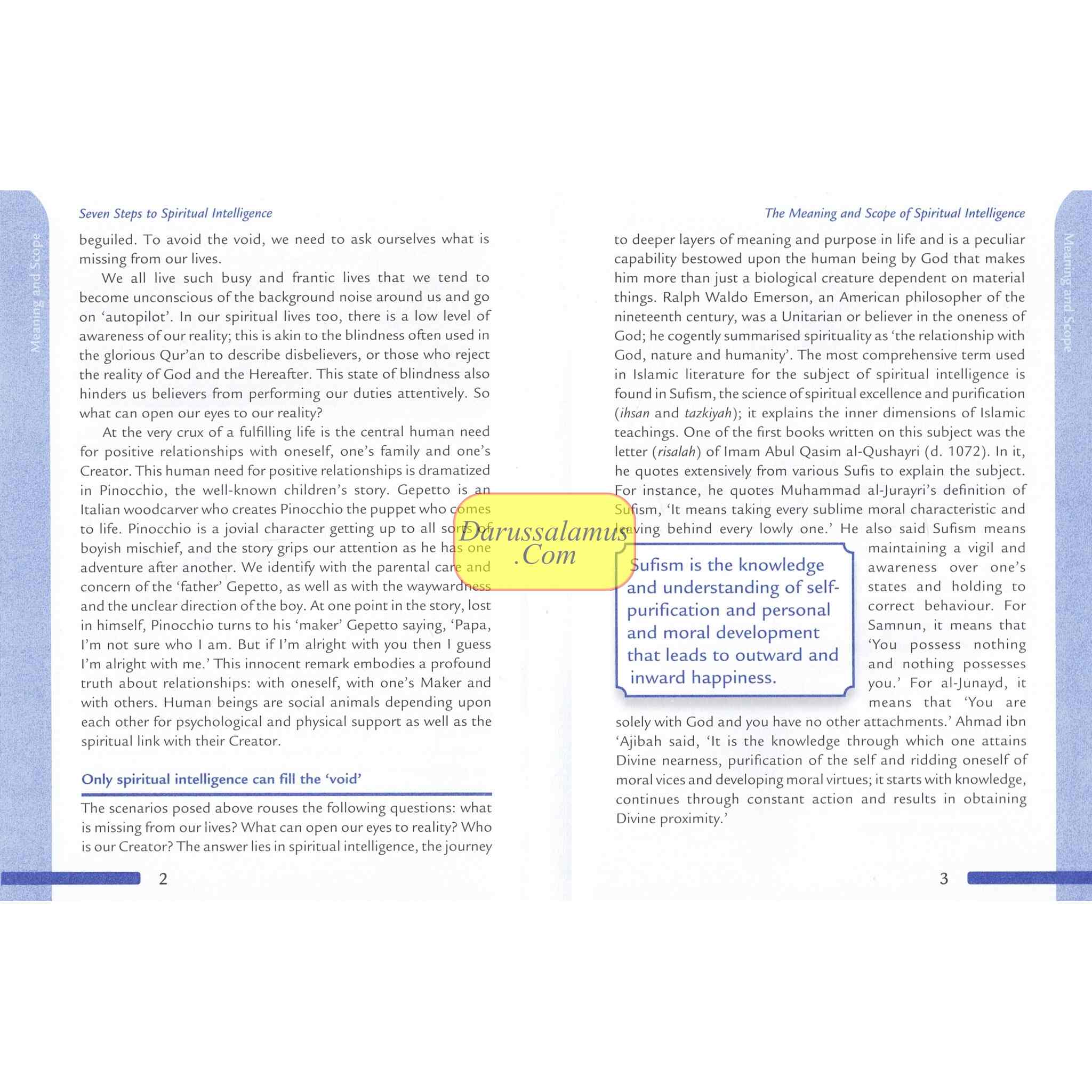 Seven Steps to Spiritual Intelligence by Musharraf Hussain、mySite、topwebapps