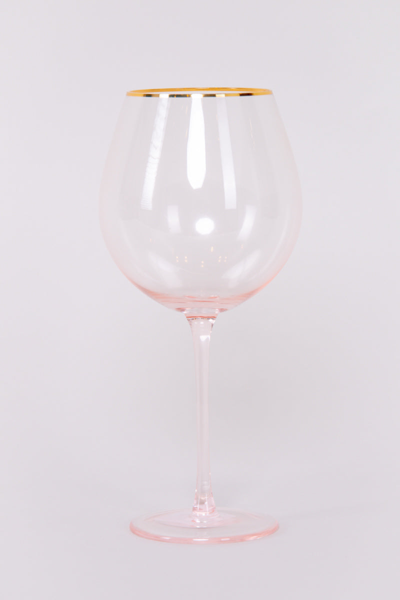 Pretty In Pink Wine Glass、mySite、hinf8tx79