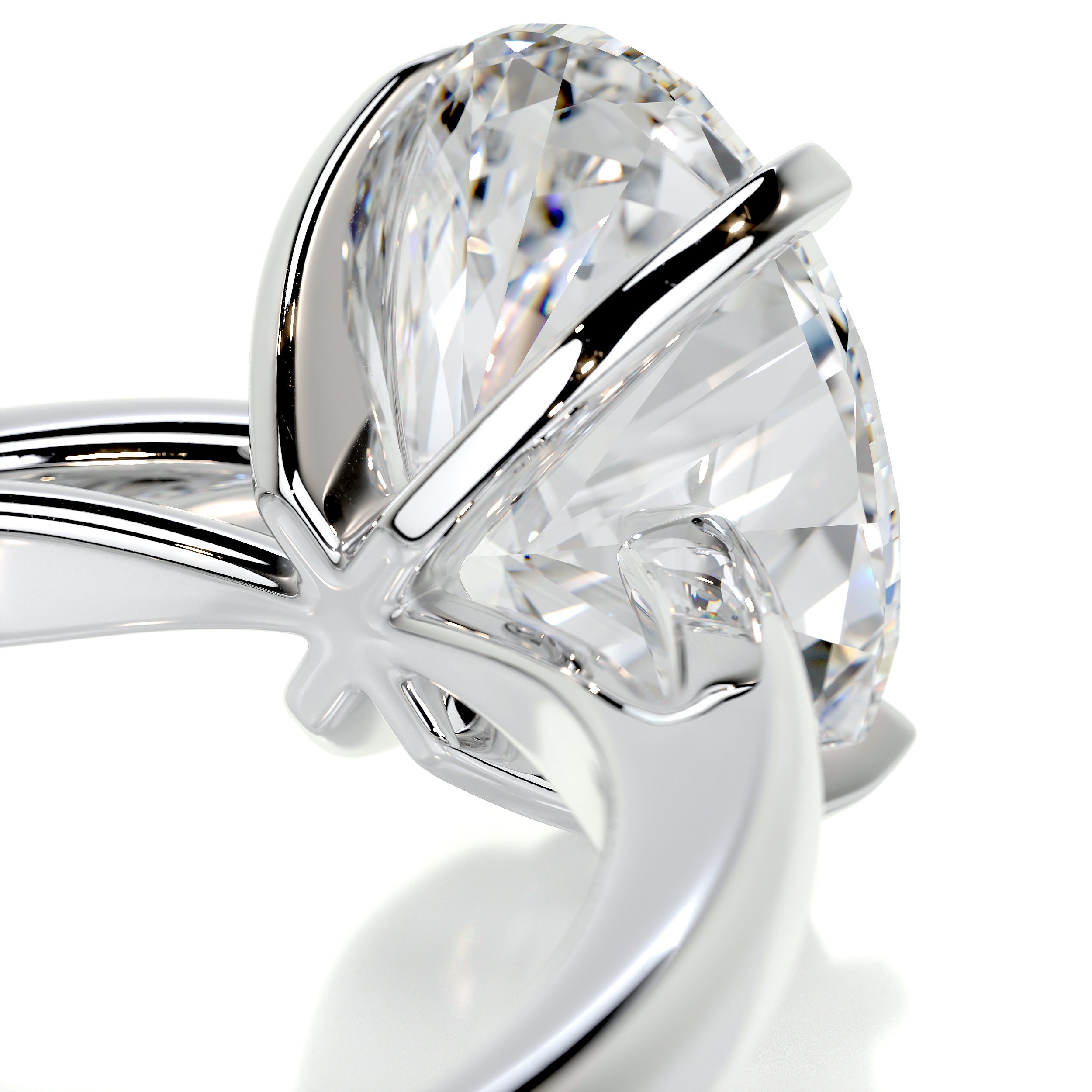 Diana Diamond Engagement Ring -18K White Gold、mySite、hinf8tx79