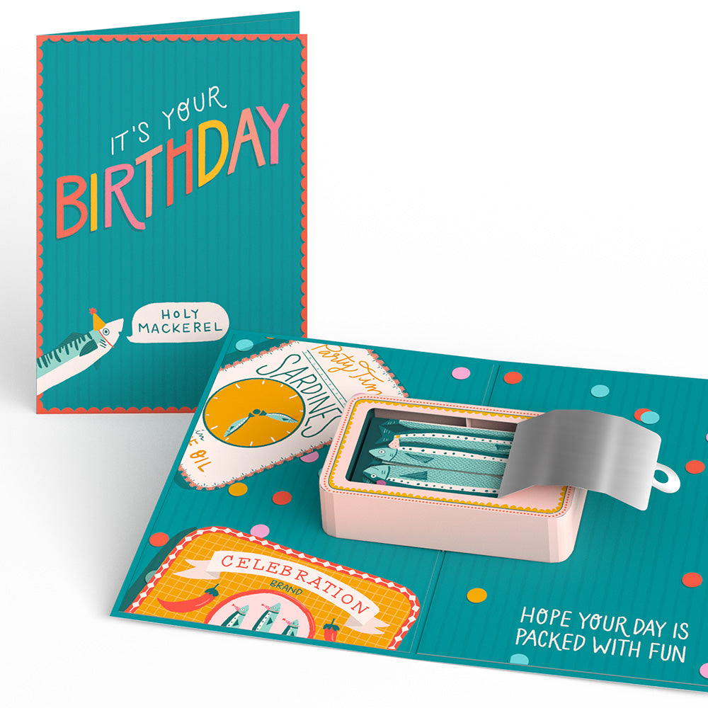 Holy Mackerel, It's Your Birthday Pop-Up Card、mySite、solidvoid