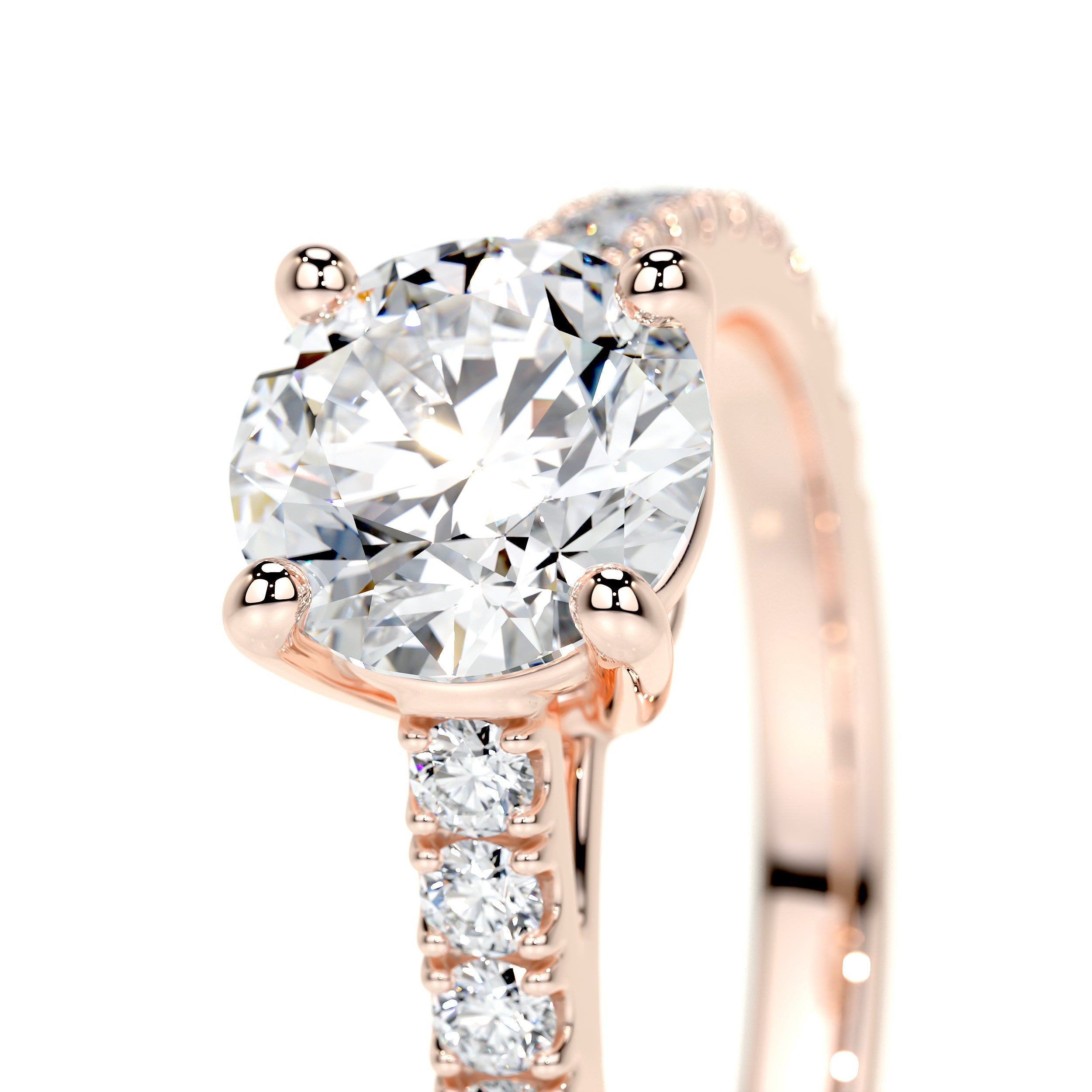 Aria Lab Grown Diamond Ring -14K Rose Gold、mySite、hinf8tx79