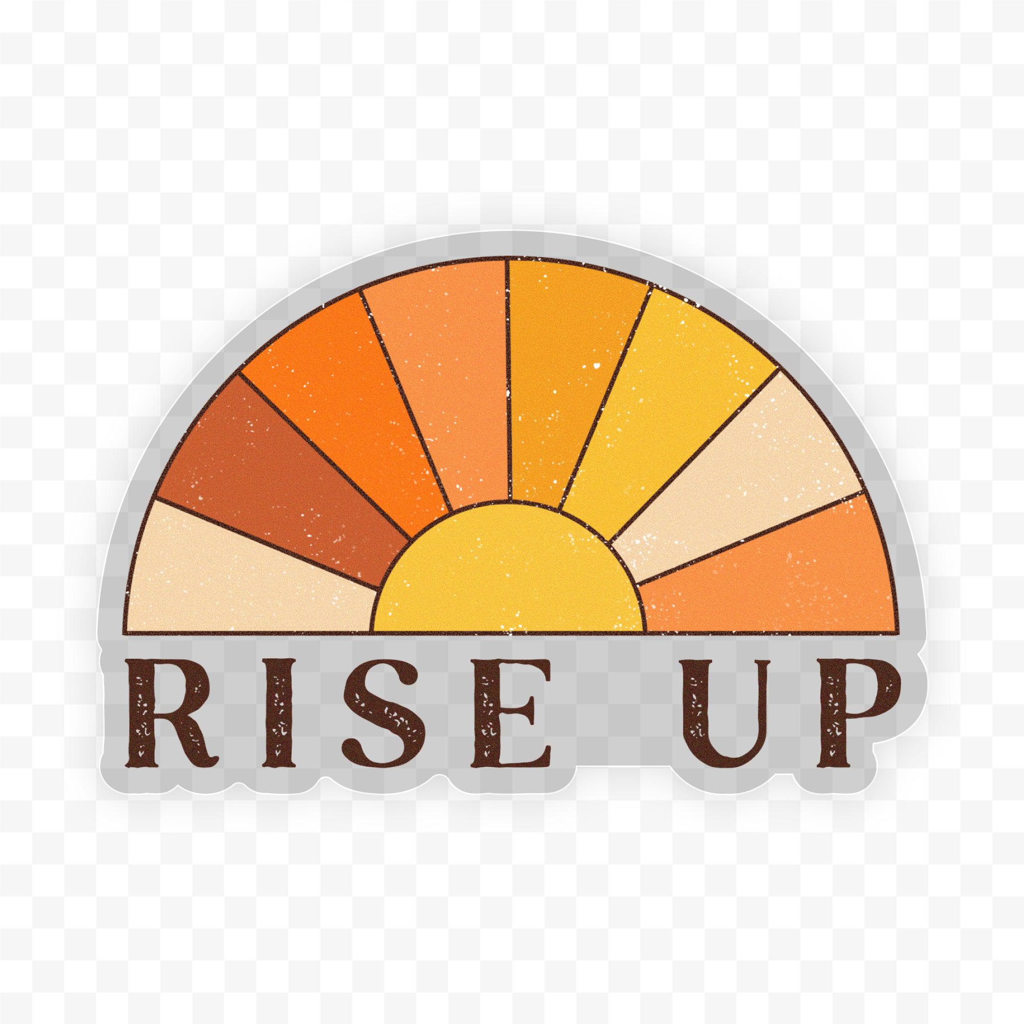  Rise Up Sun Clear Sticker、mySite、ghnorth