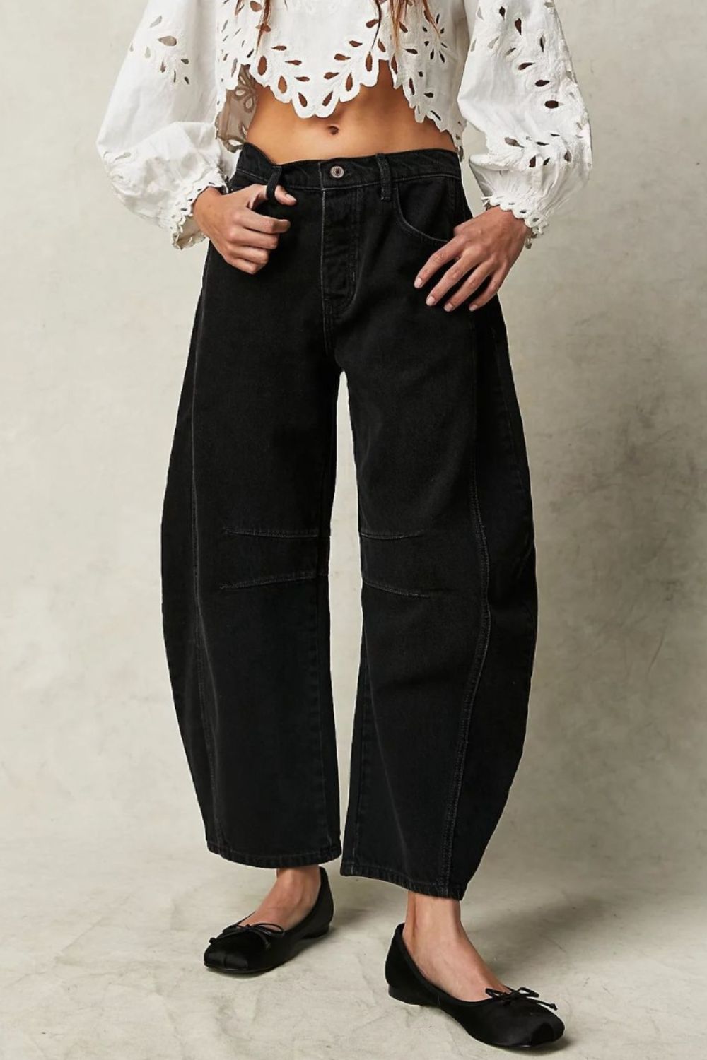  Cora Wide Leg Jeans with Pockets、mySite、justintrudeaud