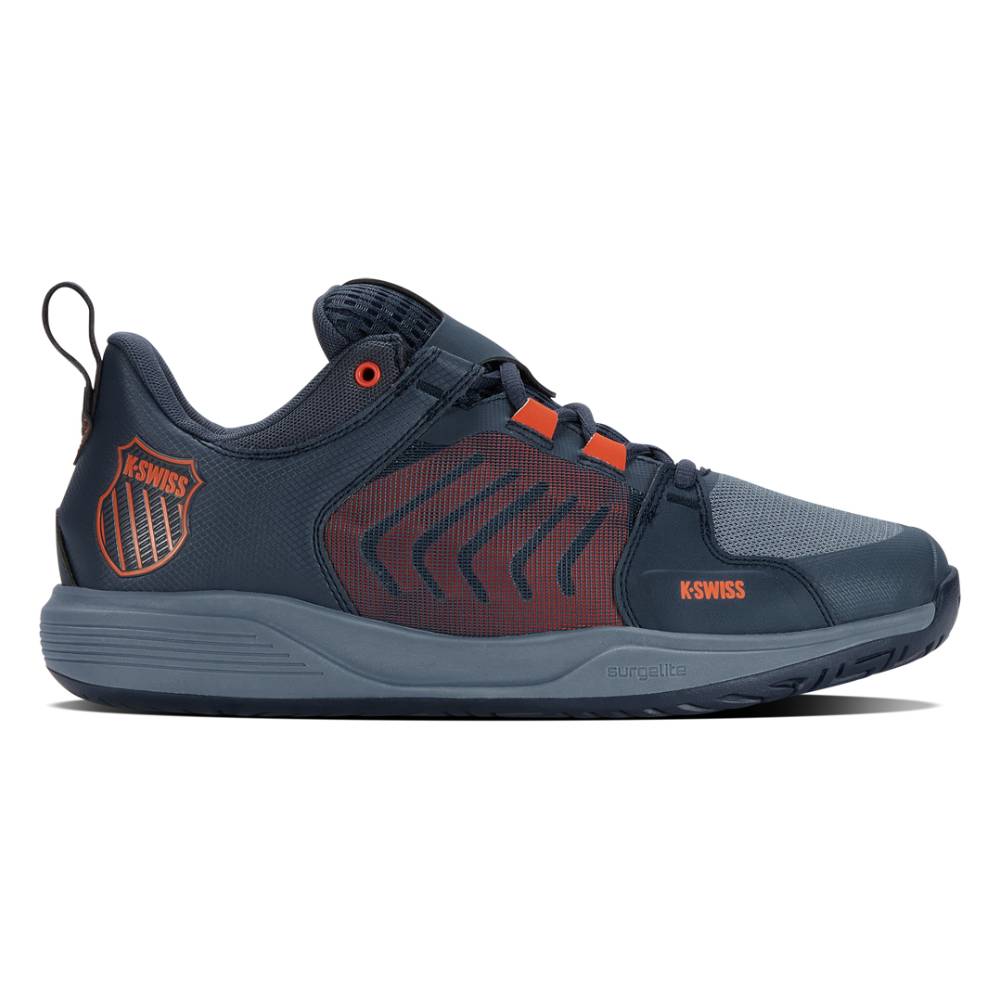 K-Swiss Ultrashot Team Men's Tennis Shoe (Blue/Orange)、mySite、neckold