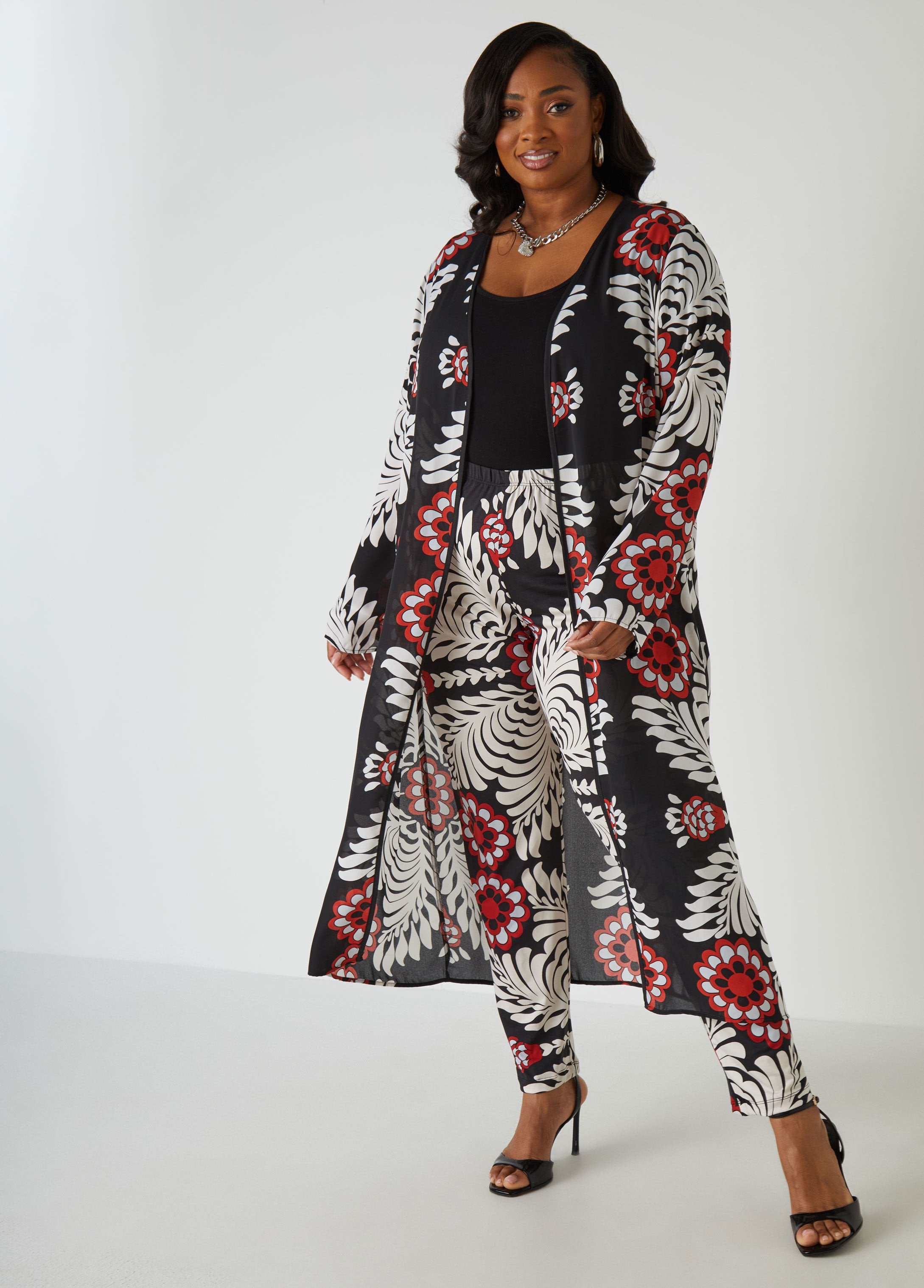 Floral Open Front Duster、mySite、bengalsvssteelers