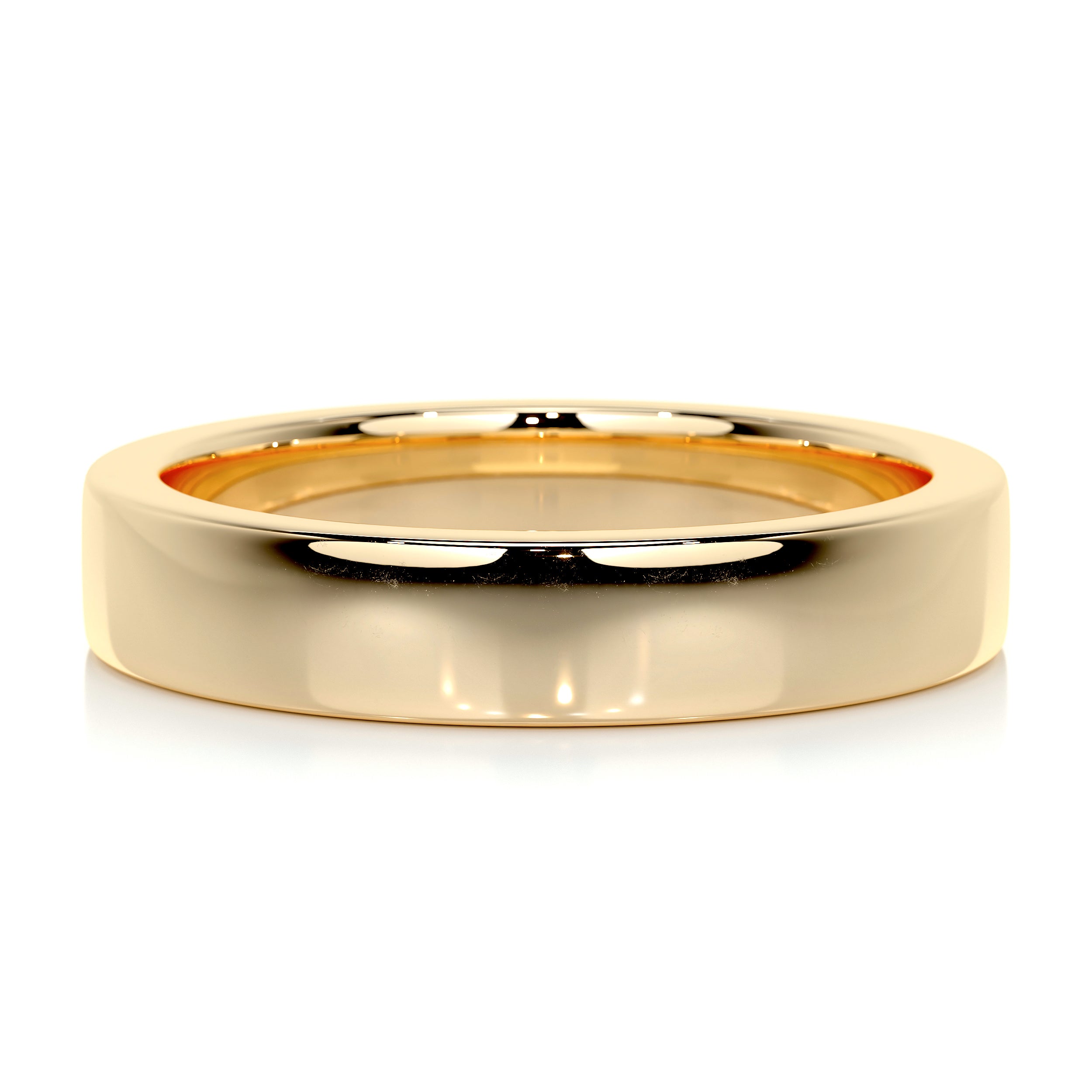 Travis Men's Wedding Band -18K Yellow Gold、mySite、hinf8tx79