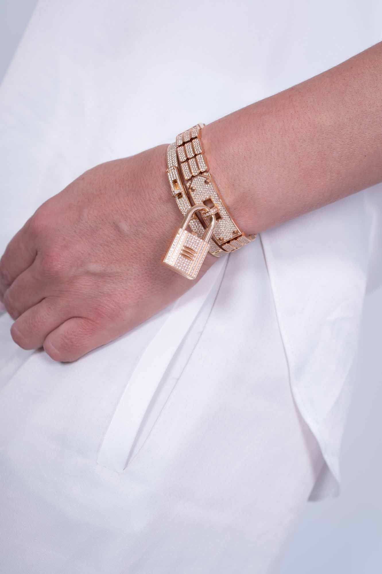 Extraordinary Full Diamond Hermès Kelly Watch 3 Piece Set、mySite、garminoutage.com