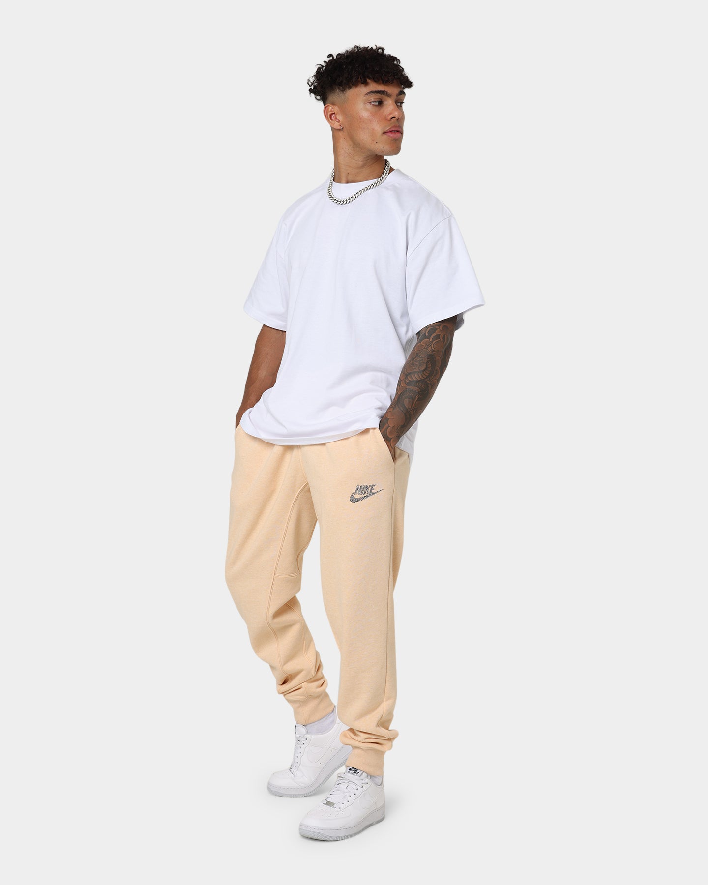 Nike Sportswear Revival Fleece Joggers White Onyx、mySite、zt4zffjzw