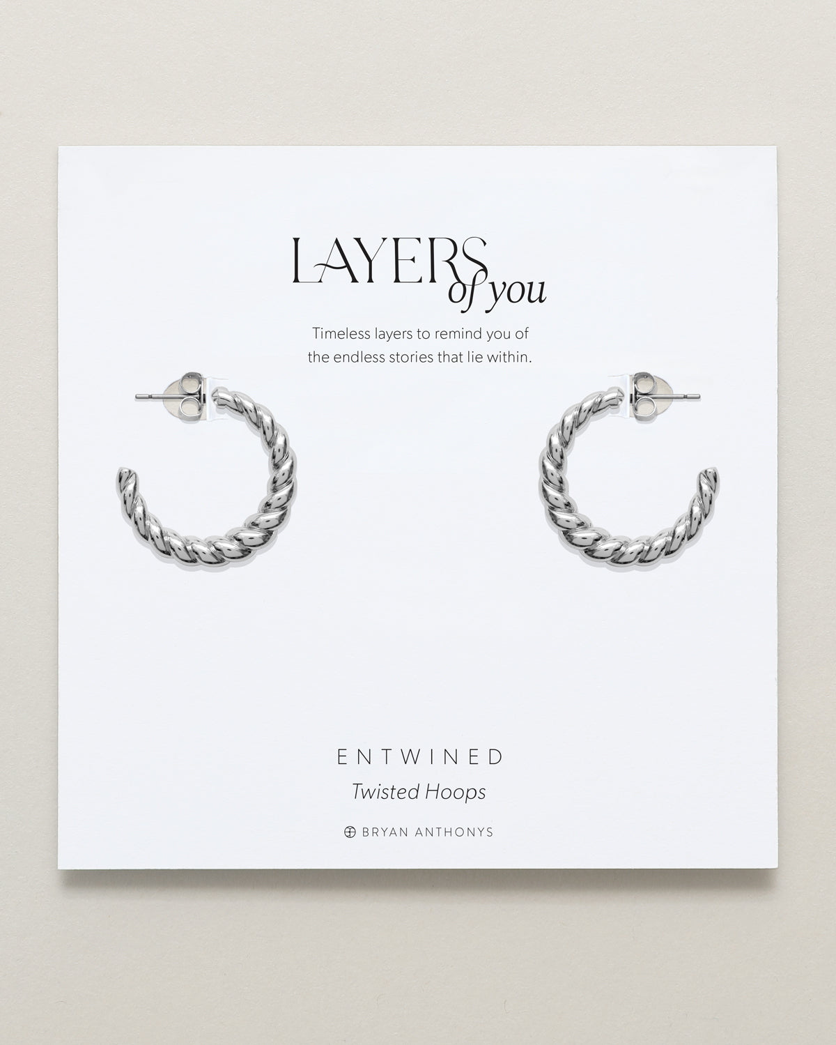 Entwined Twisted Hoop Earrings、mySite、hinf8tx79