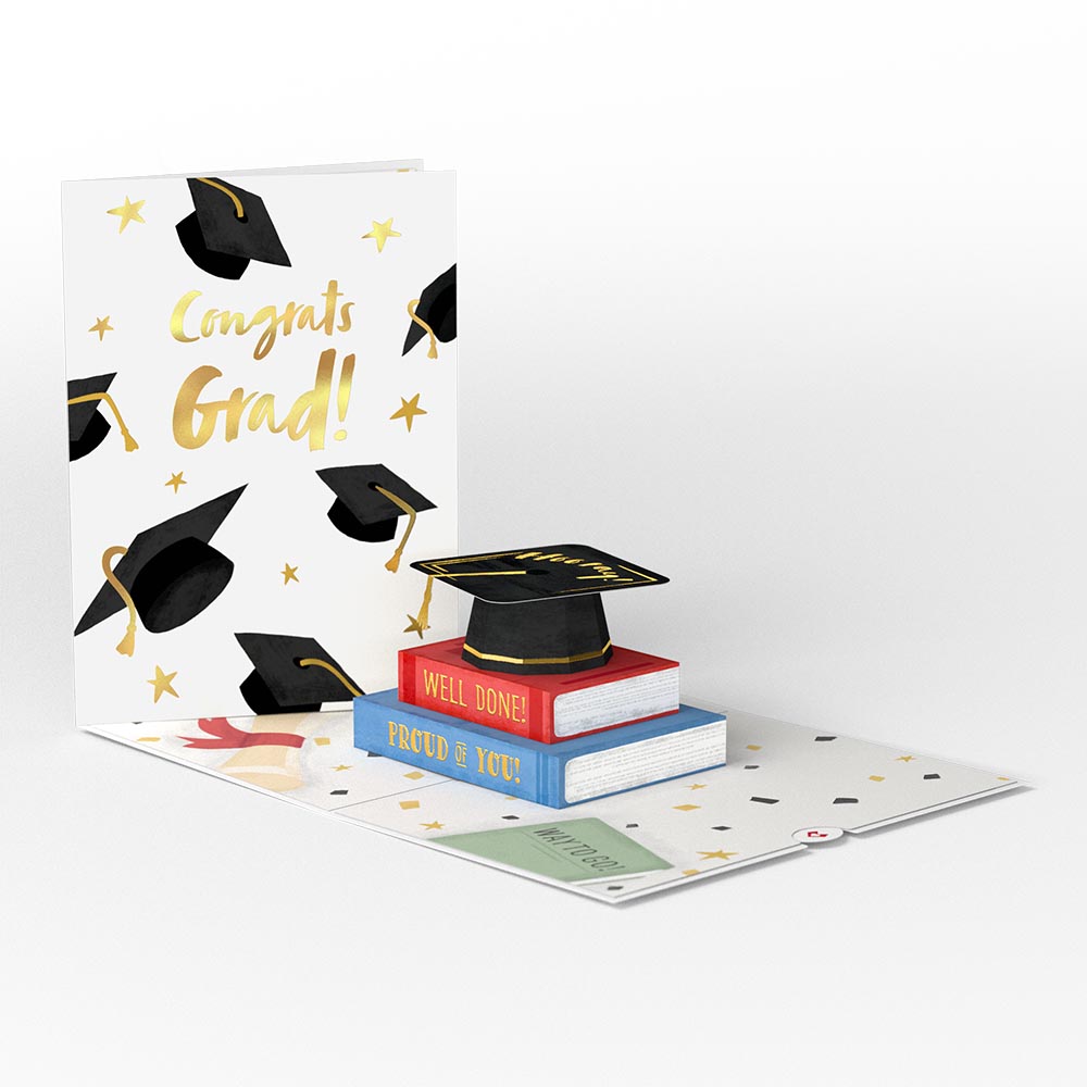 Congrats, Grad! Pop-Up Card、mySite、solidvoid
