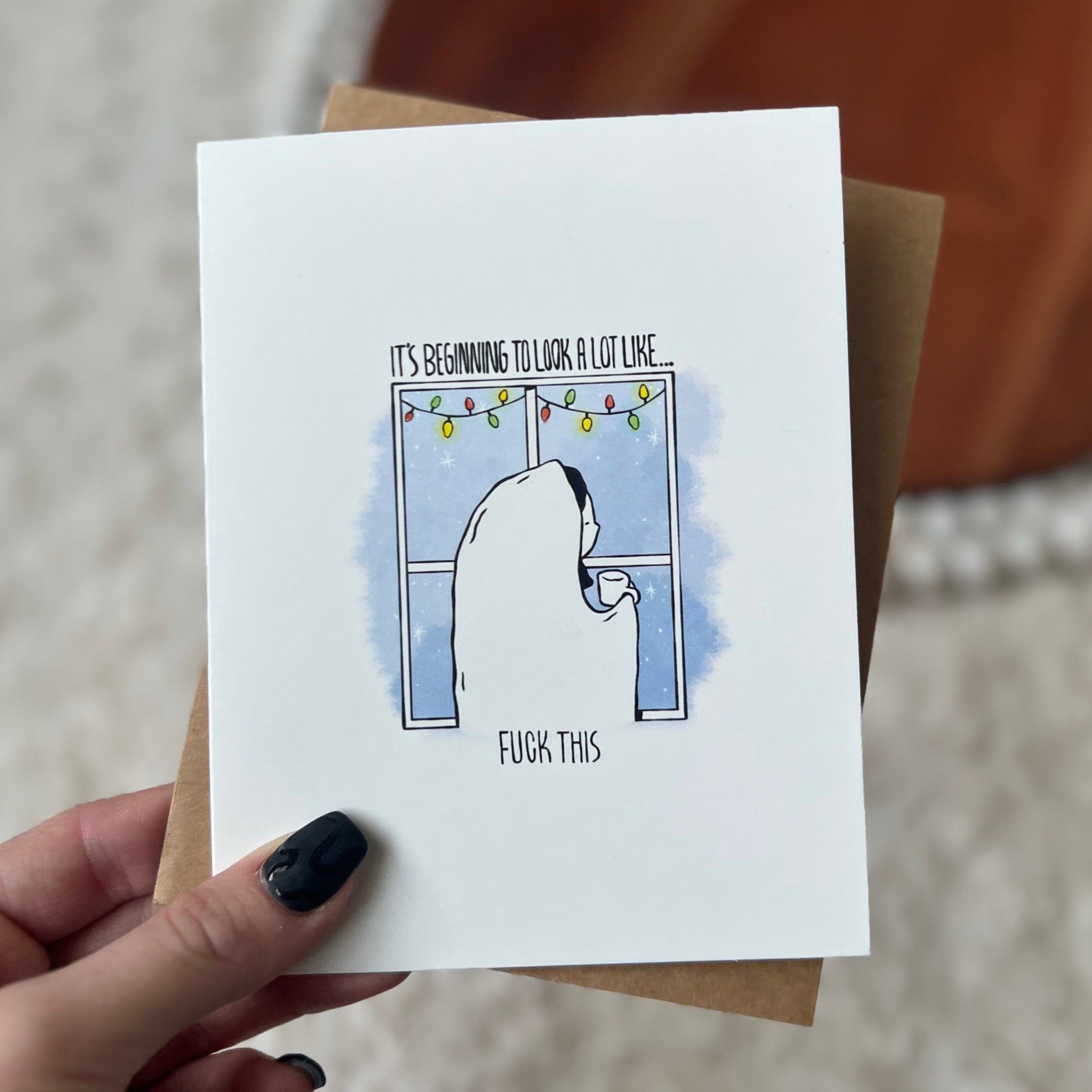  Sarcastic Christmas Cards 15 Pack (3x of each design)、mySite、ghnorth