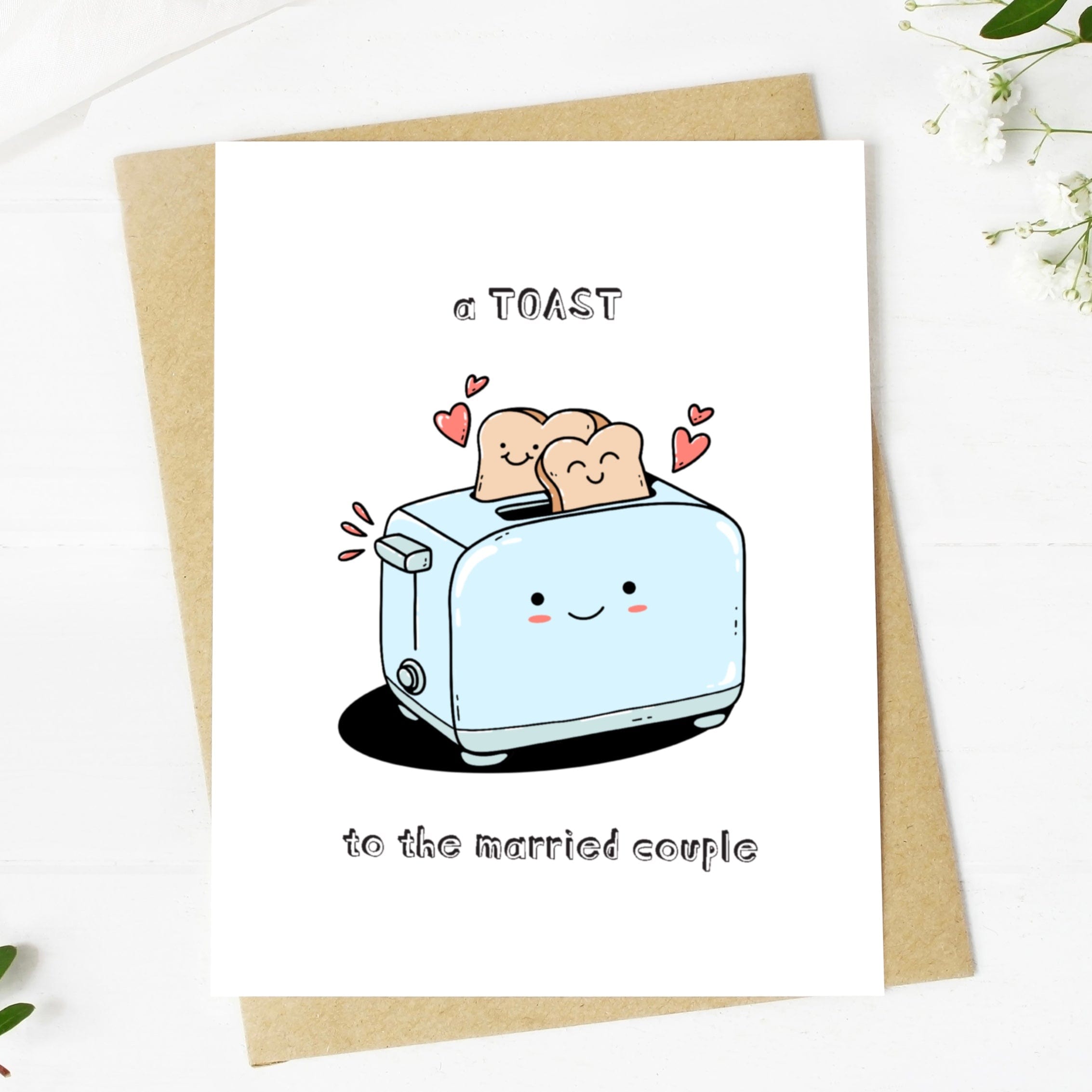  Toast To The Married Couple Wedding Card、mySite、elrpsem3k