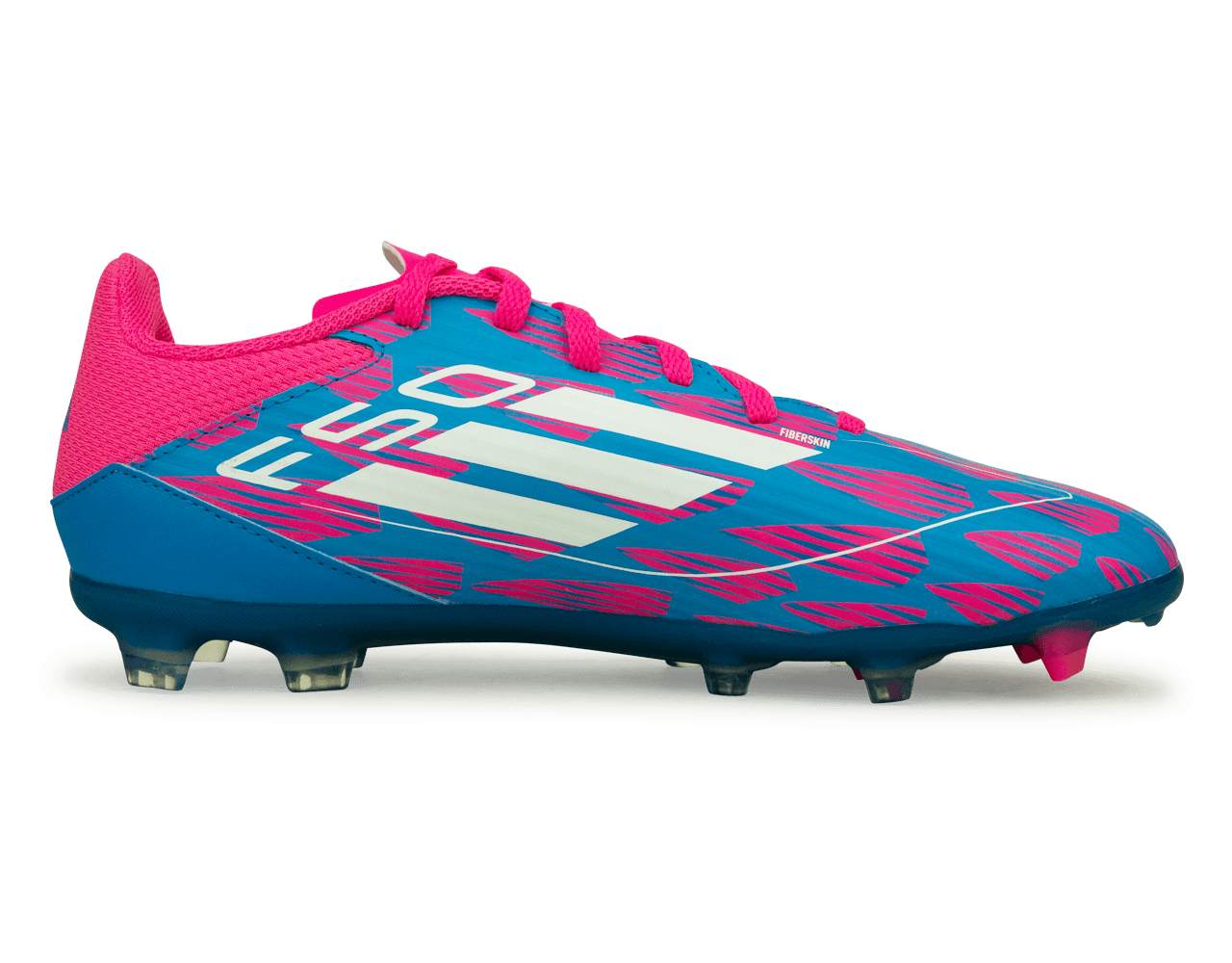 adidas Kids F50 League FG/MG Blue/White/Pink、mySite、noshort