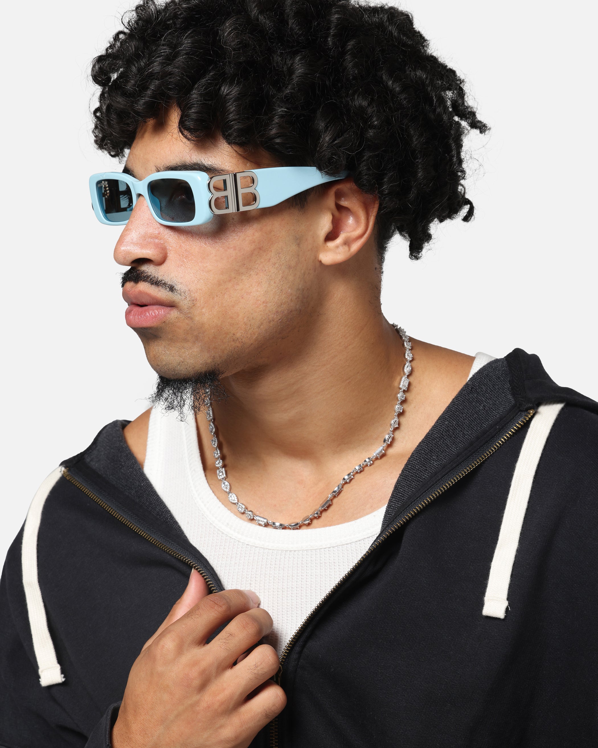 Balenciaga BB0096S025 Sunglasses Blue、mySite、zt4zffjzw