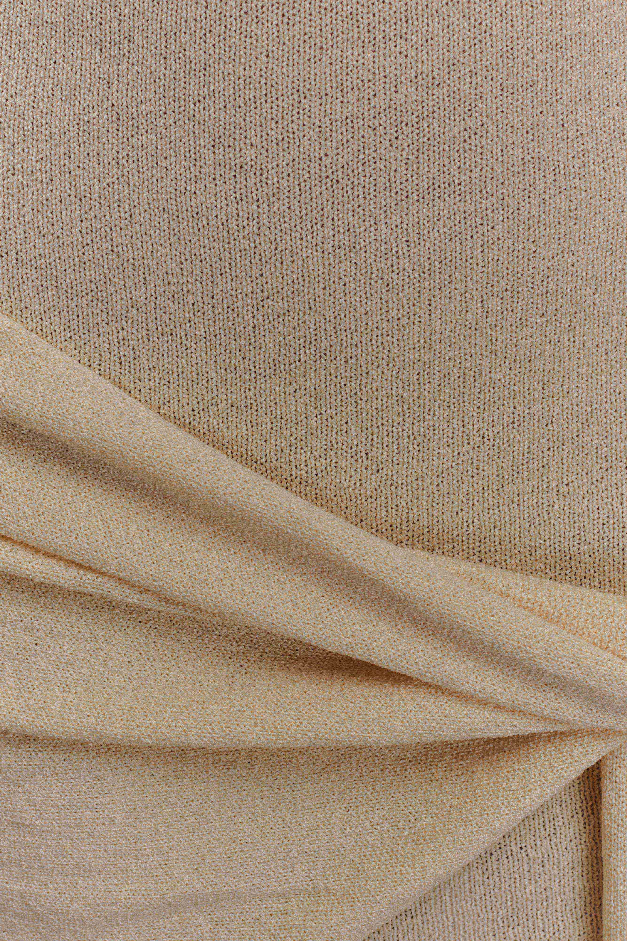 Taron Knit Mini Dress With Scarf - Cream、mySite、solidvoid