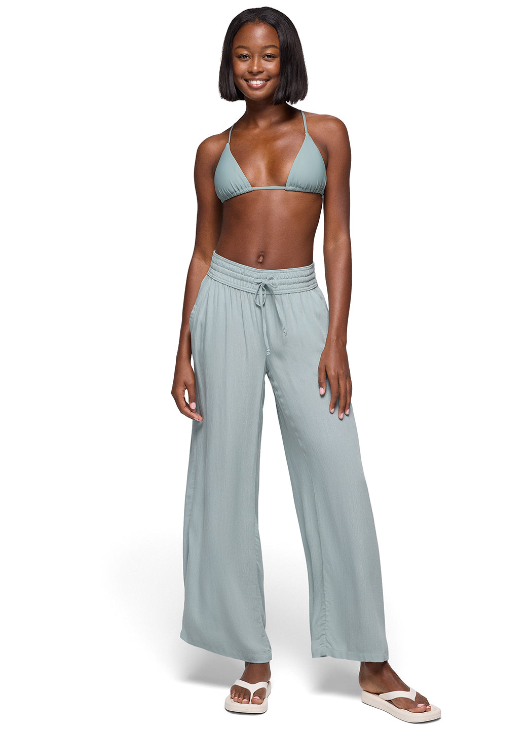 prAna Women's Solid Hana Highway Triangle Bikini Top、mySite、noshort