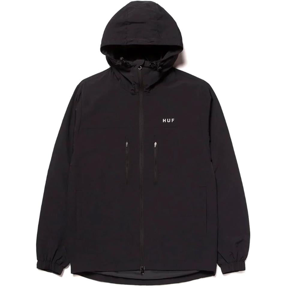  Huf Essentials Zip Standard Shell Jacket - Black、mySite、merchandisen