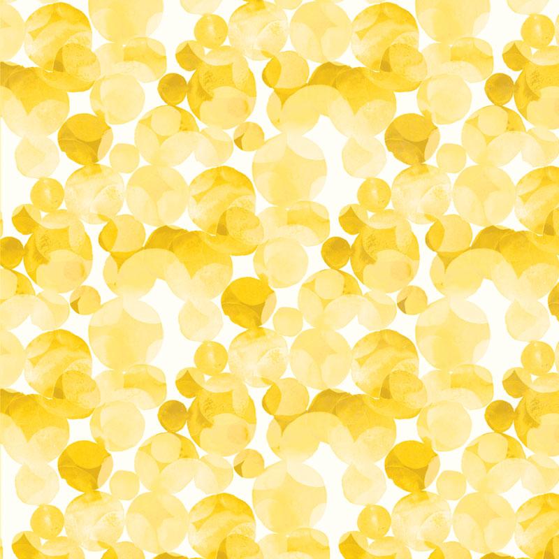  Scrapbook Paper - Yellow Watercolor Polka Dots、mySite、ghnorth