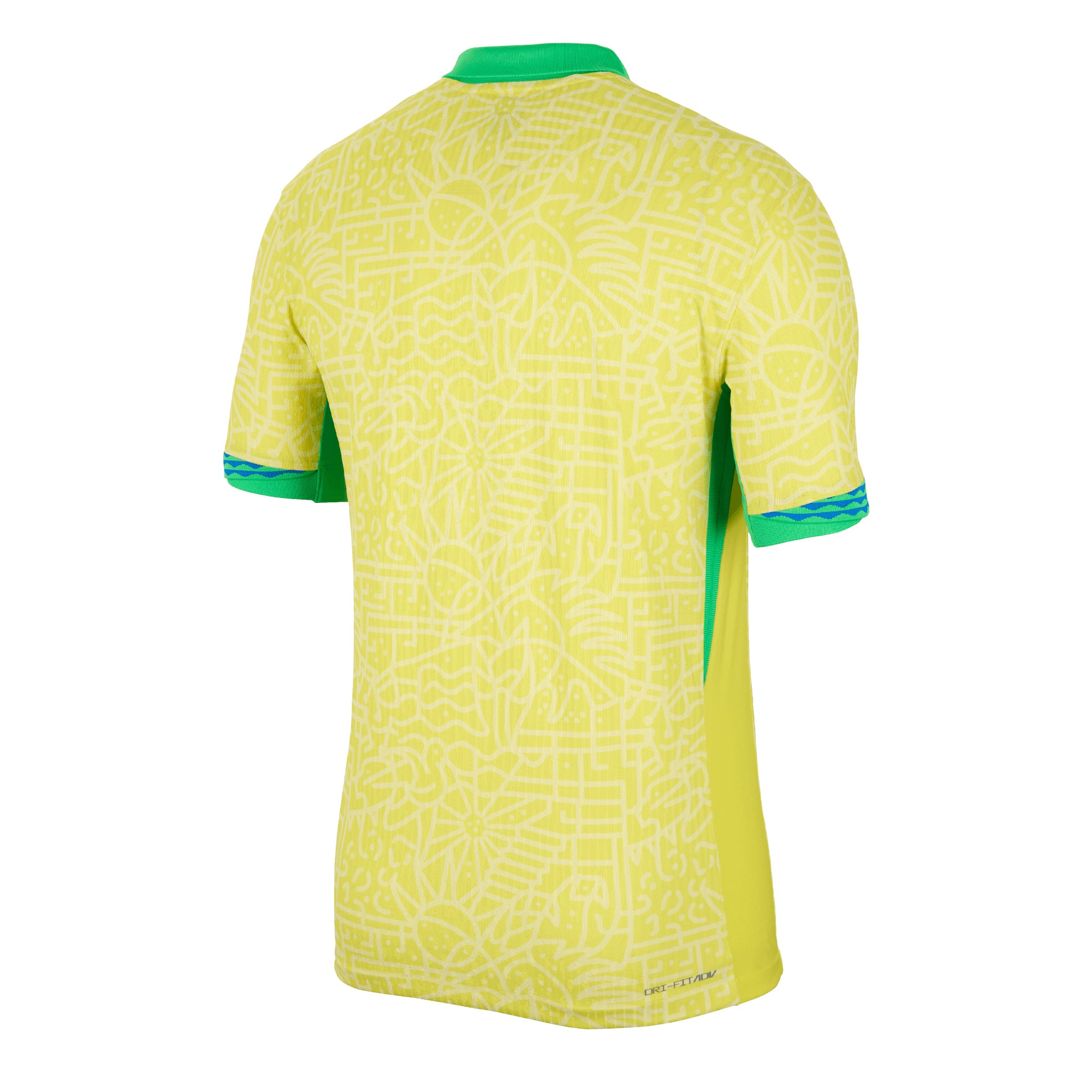 Nike Men's Brazil 2024/25 Dri-FIT ADV Home Jersey Yellow/Green、mySite、bottomscart