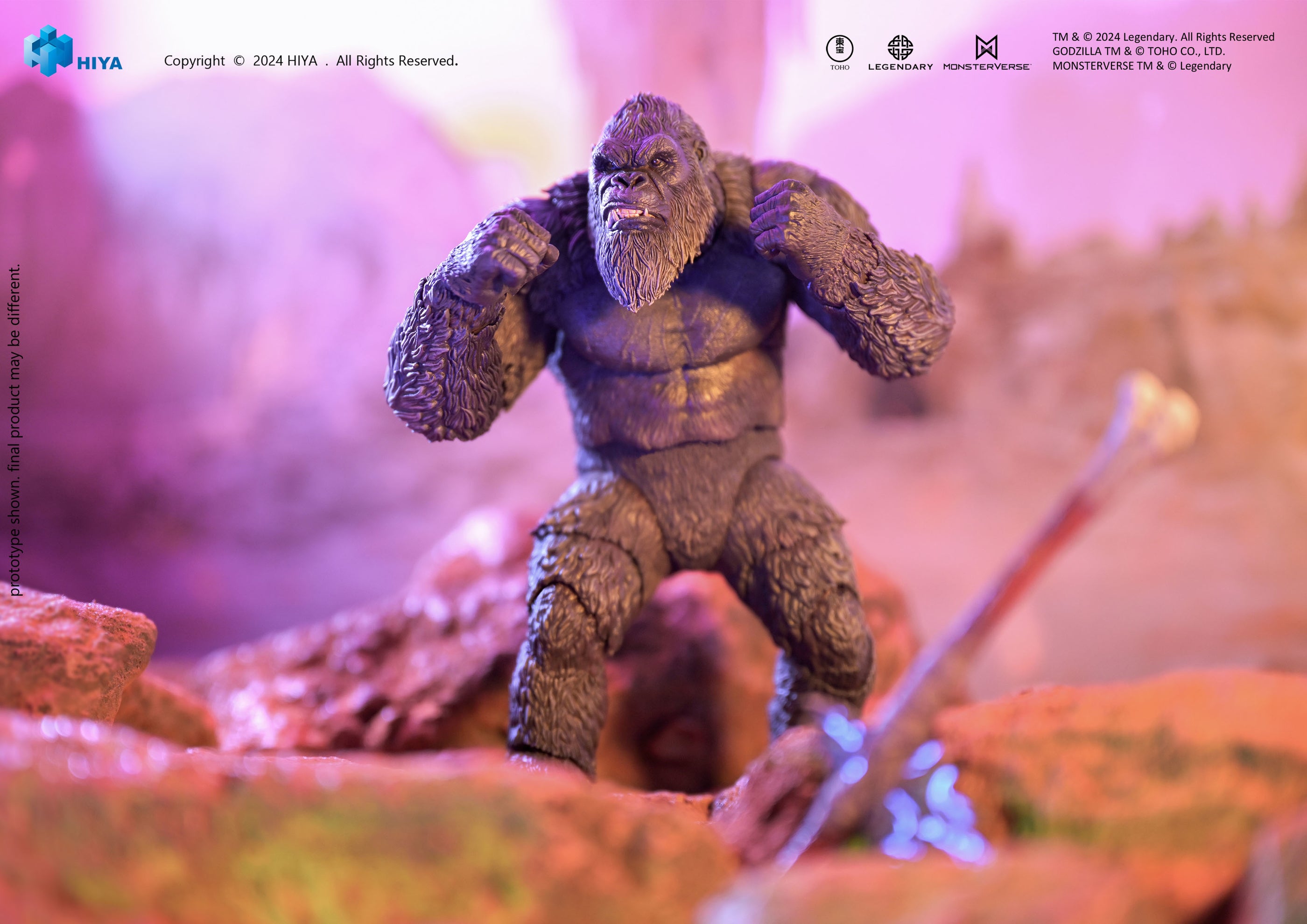 Hiya Toys Exquisite Basic Series Godzilla x Kong: The New Empire Kong (PX Previews Exclusive)、mySite、hgirdovlk