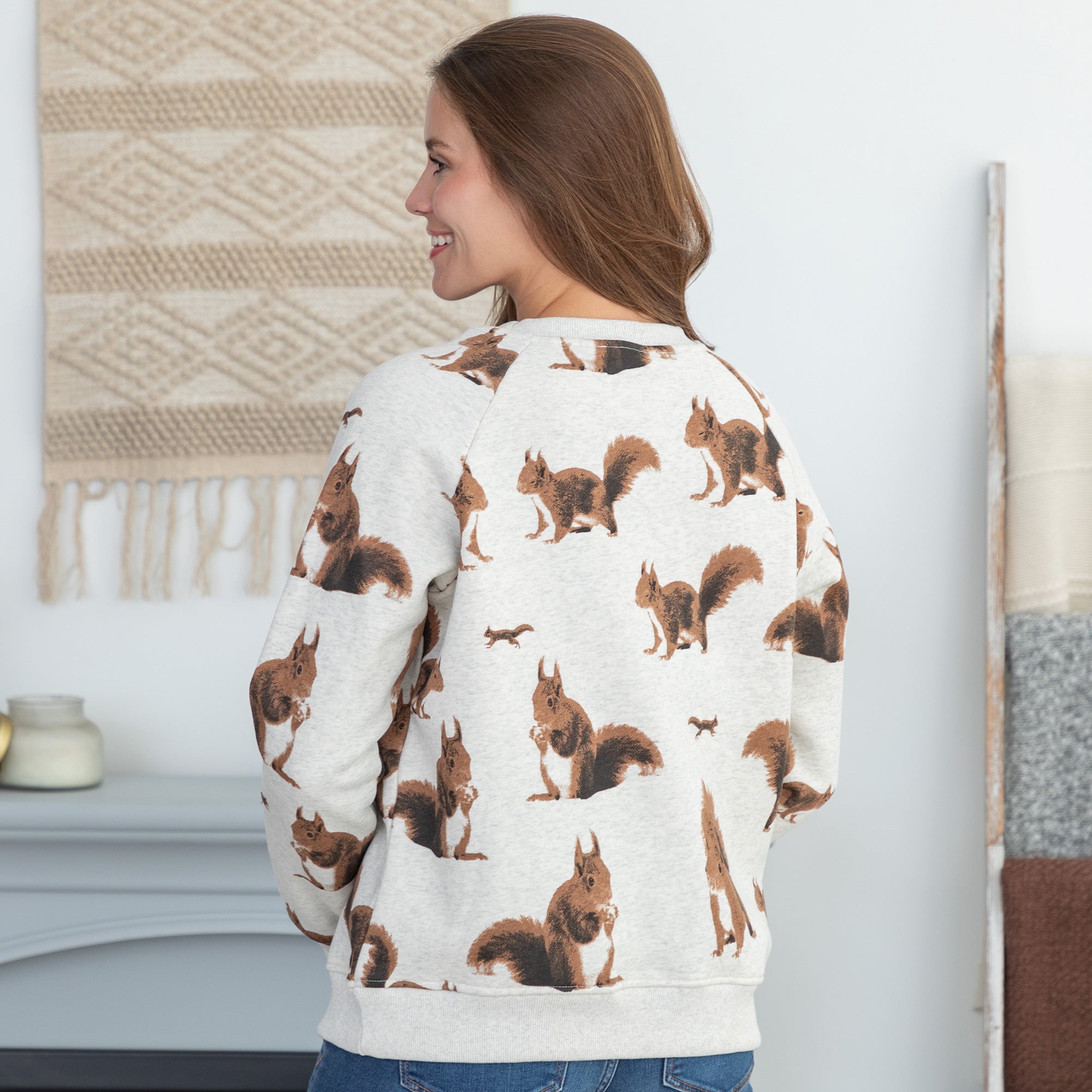 All Over Squirrel Crewneck Sweatshirt、mySite、camillekostekn