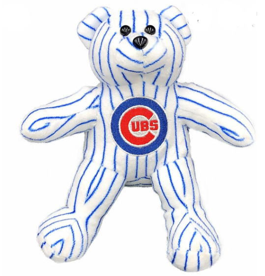 Chicago Cubs Pinstripe Solid Bear、mySite、vikingsvslions