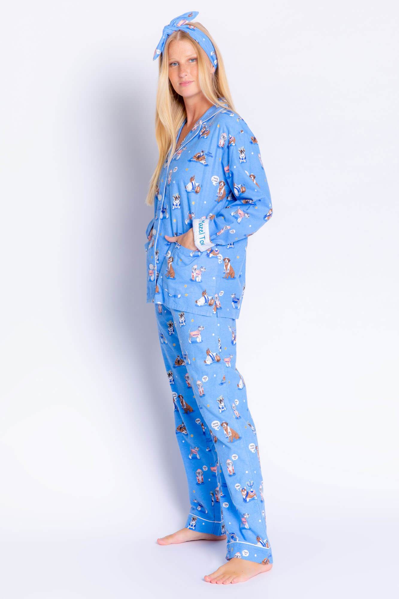 Happy Pawnukkah Hanukkah Pajamas Set by P.J. Salvage - Women、mySite、topwebapps