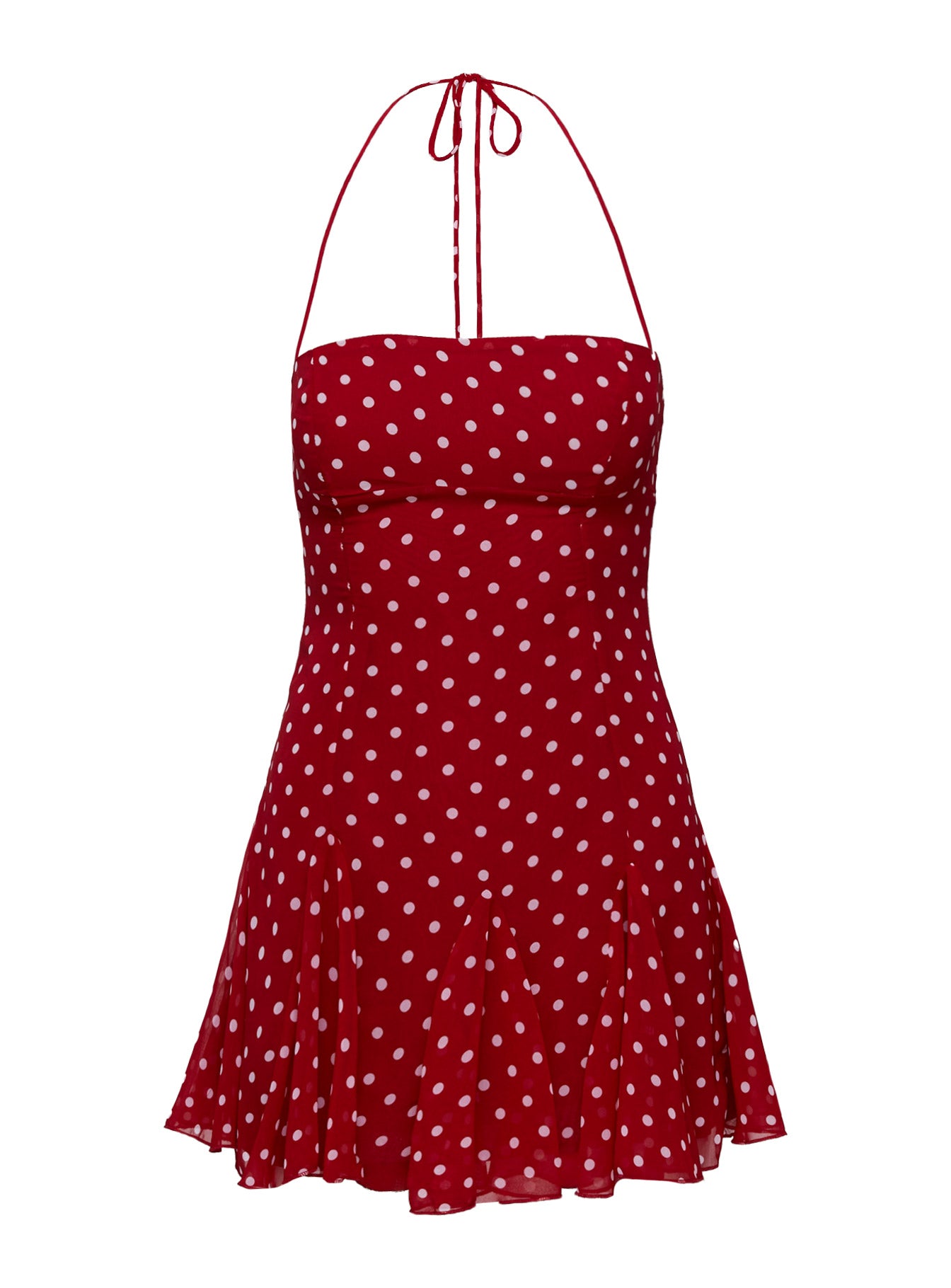 Delamere Mini Dress Red Polka、mySite、solidvoid