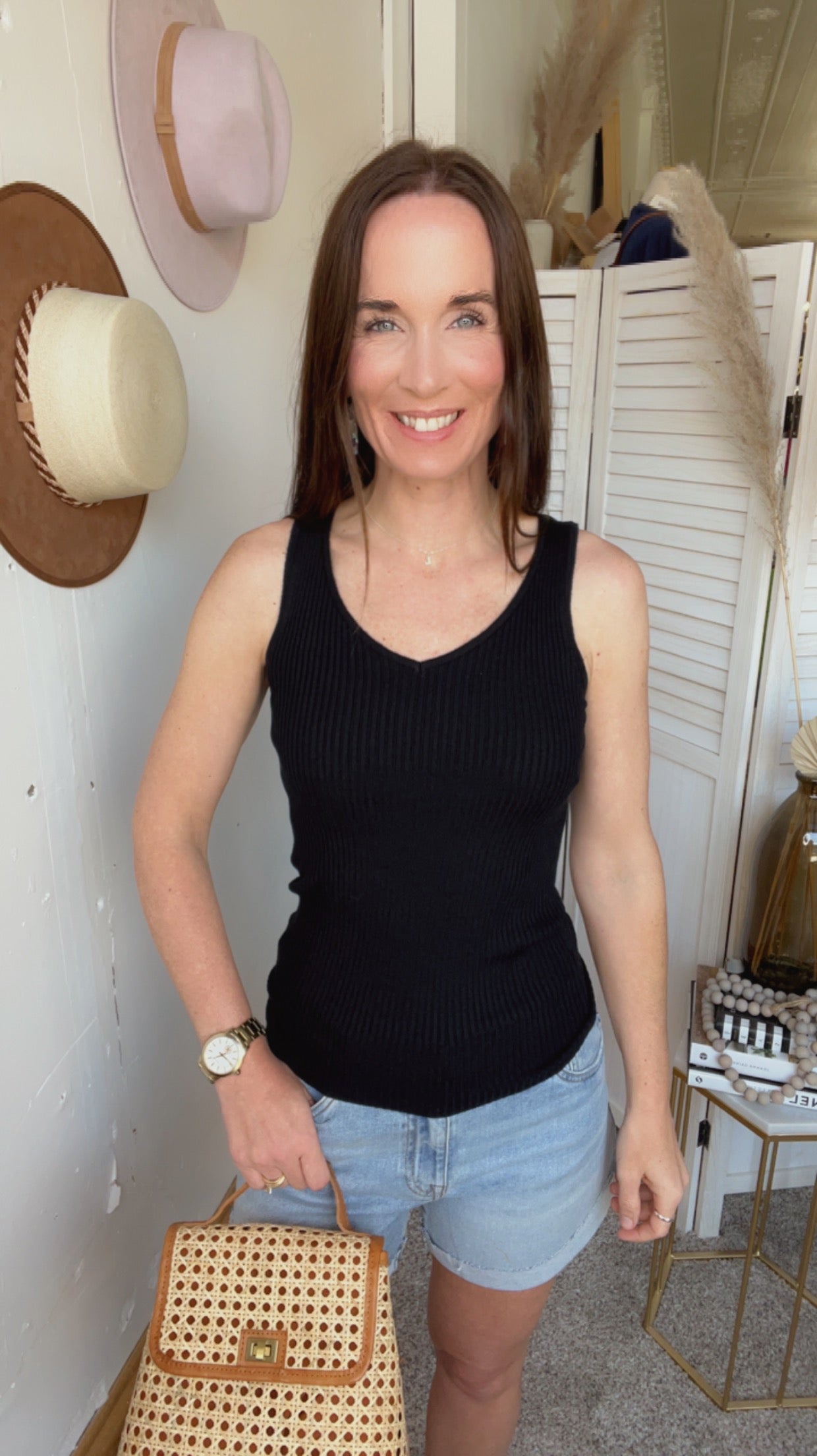 Kalley’s Ribbed Sweater Tank、mySite、garagedoors4me