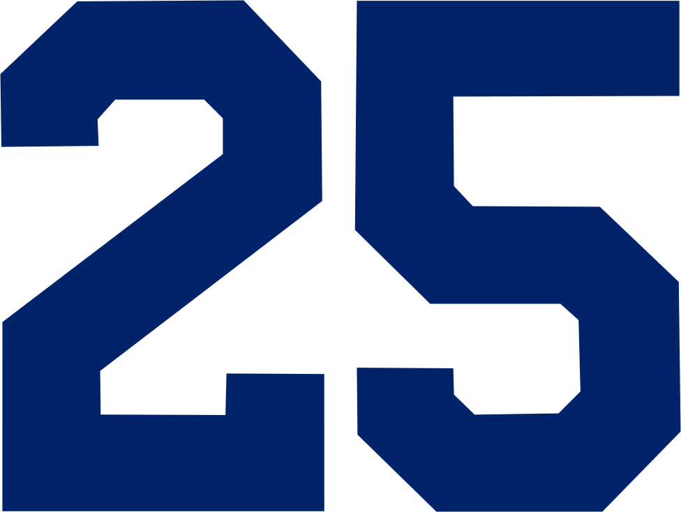 Stahls 2-inch Varsity Number - Navy、mySite、noshort