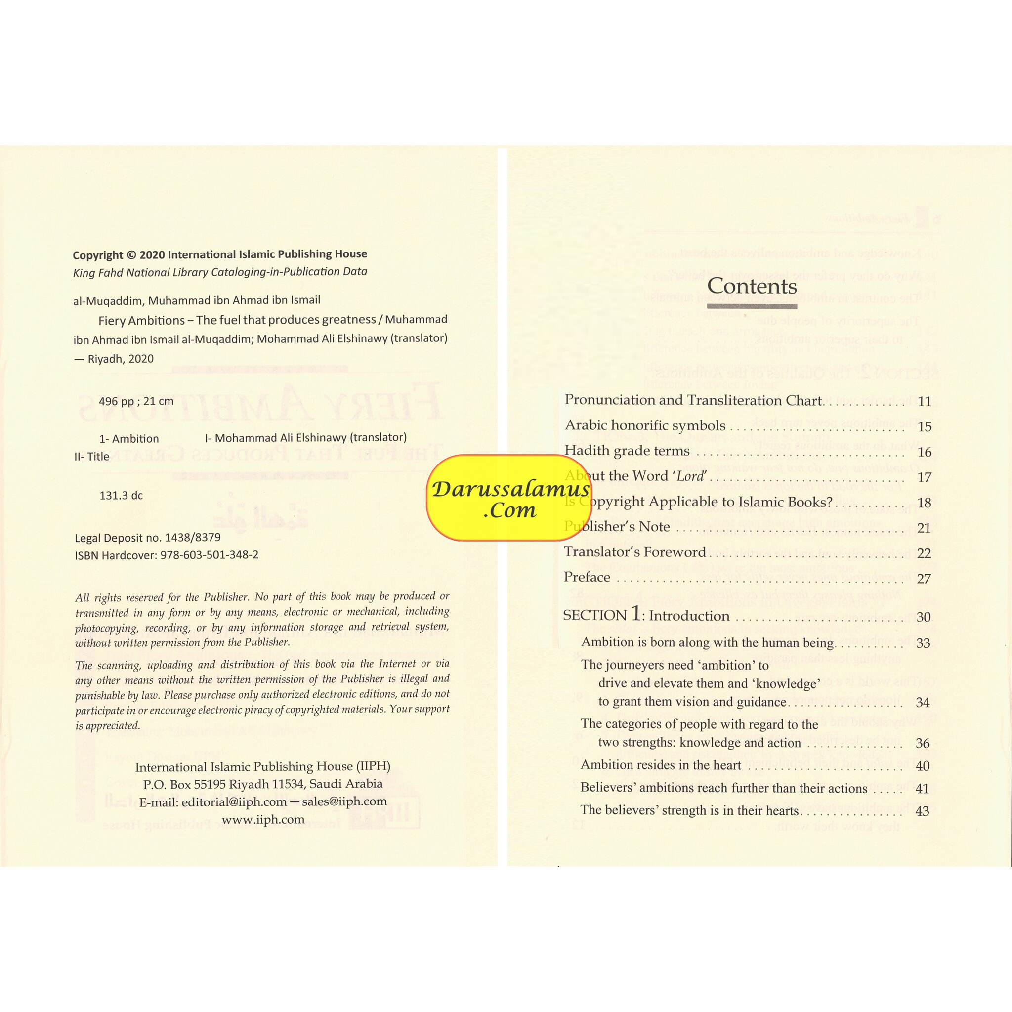 Fiery Ambitions: The Fuel That Produces Greatness By Muhammad Ismail Al Muqaddim、mySite、topwebapps