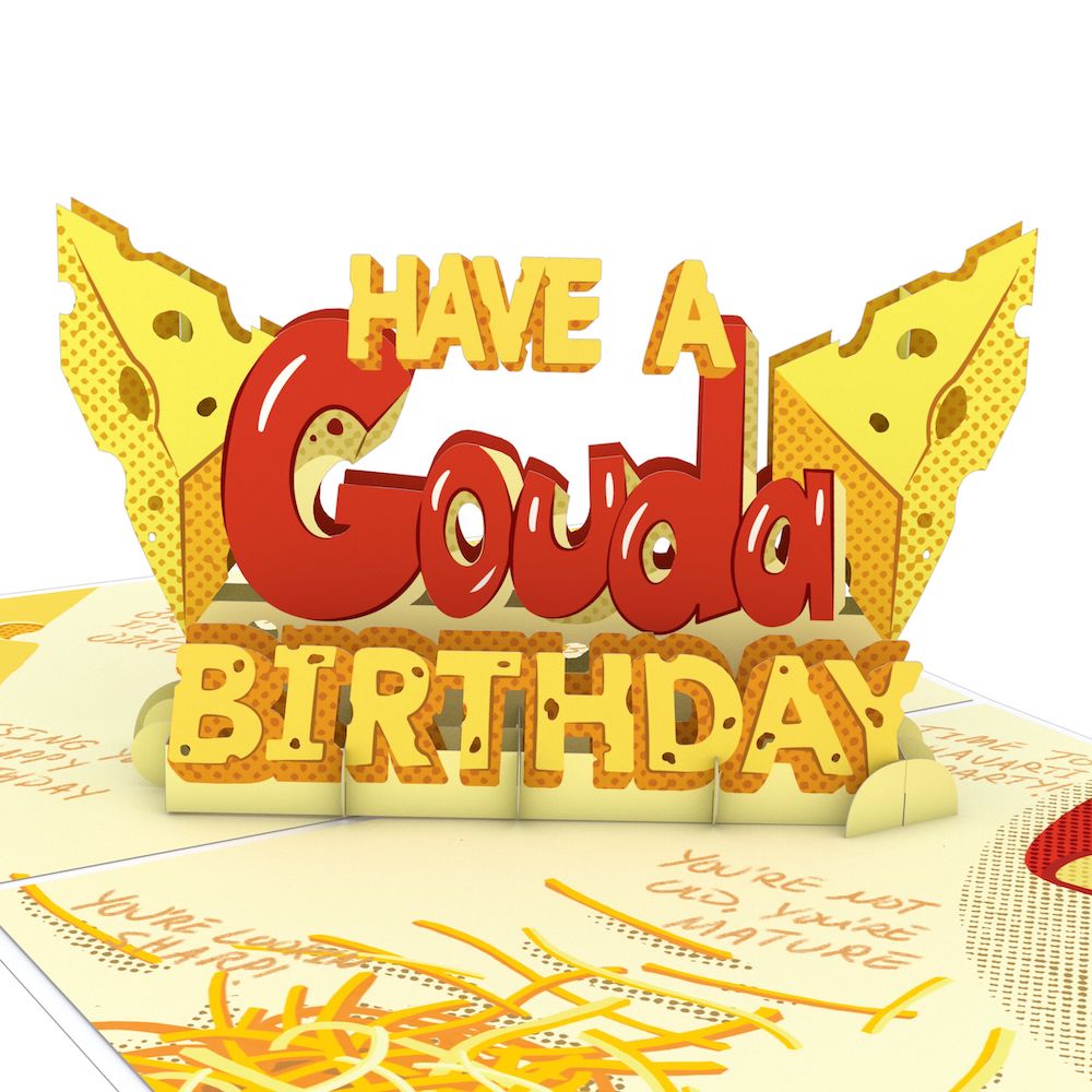 Gouda Birthday Pop-Up Card and Sentiment Set for Any Woman、mySite、solidvoid