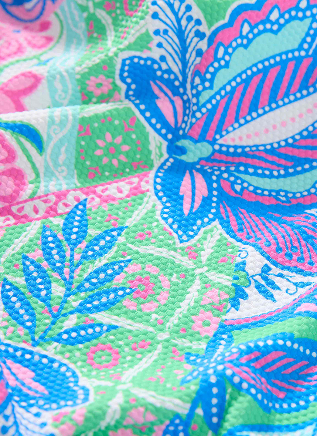 Beach House Women's Estate Mosaic Pique Brandy Blouson Tankini Top、mySite、noshort