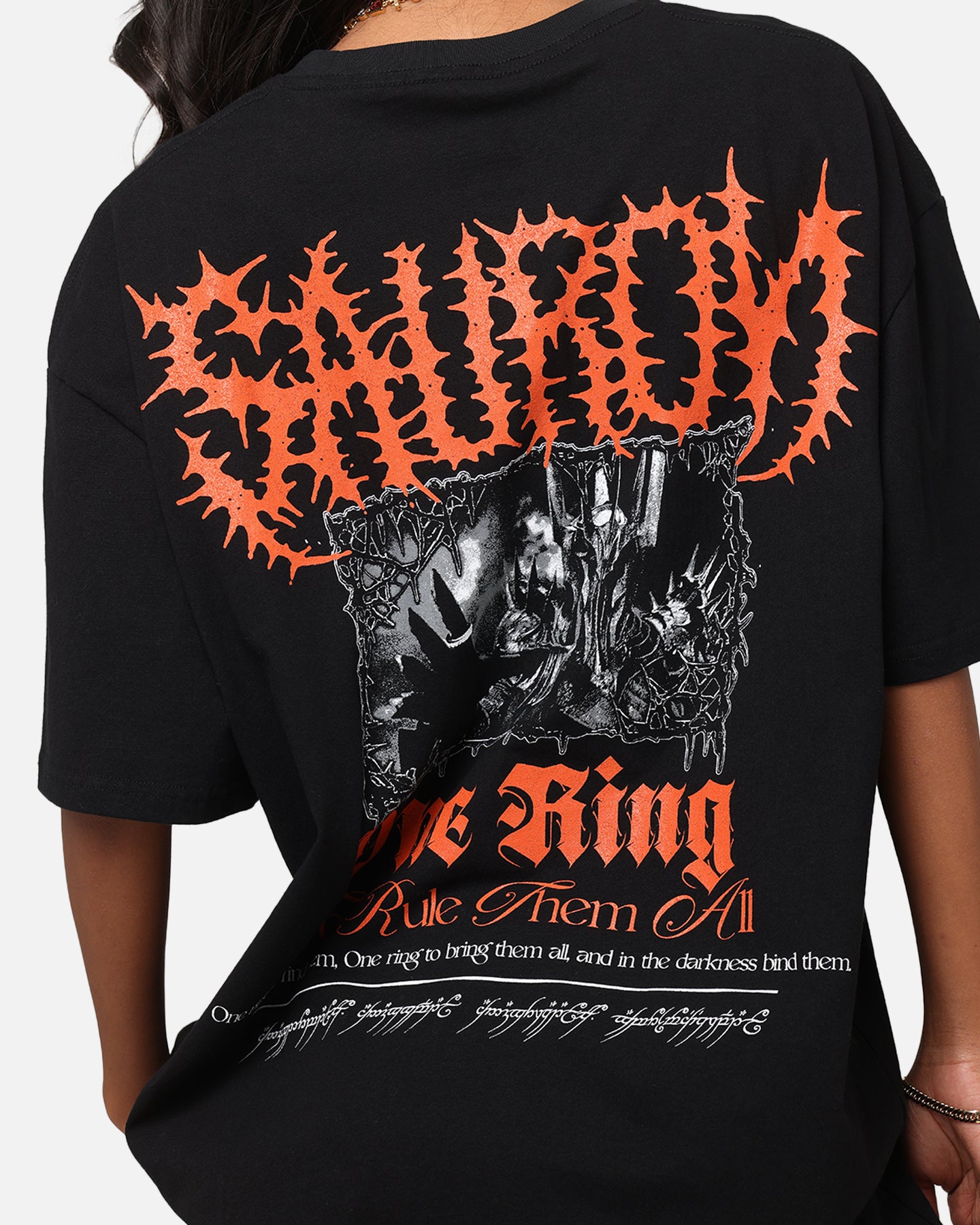 American Thrift X The Lord Of The Rings Sauron Heavy T-Shirt Black、mySite、zt4zffjzw