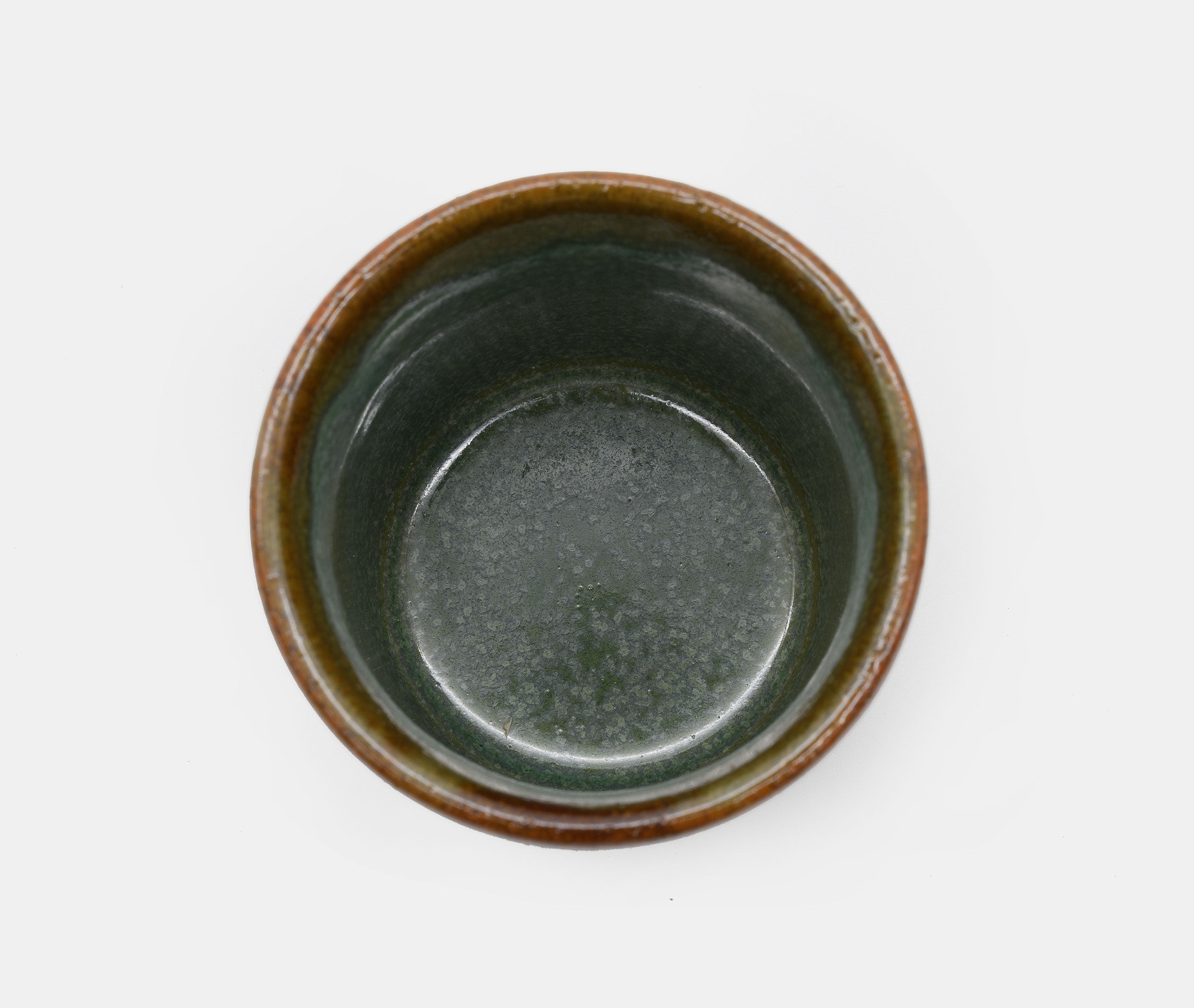Green & Orange Ringed Glaze Cup - Pair、mySite、topwebapps
