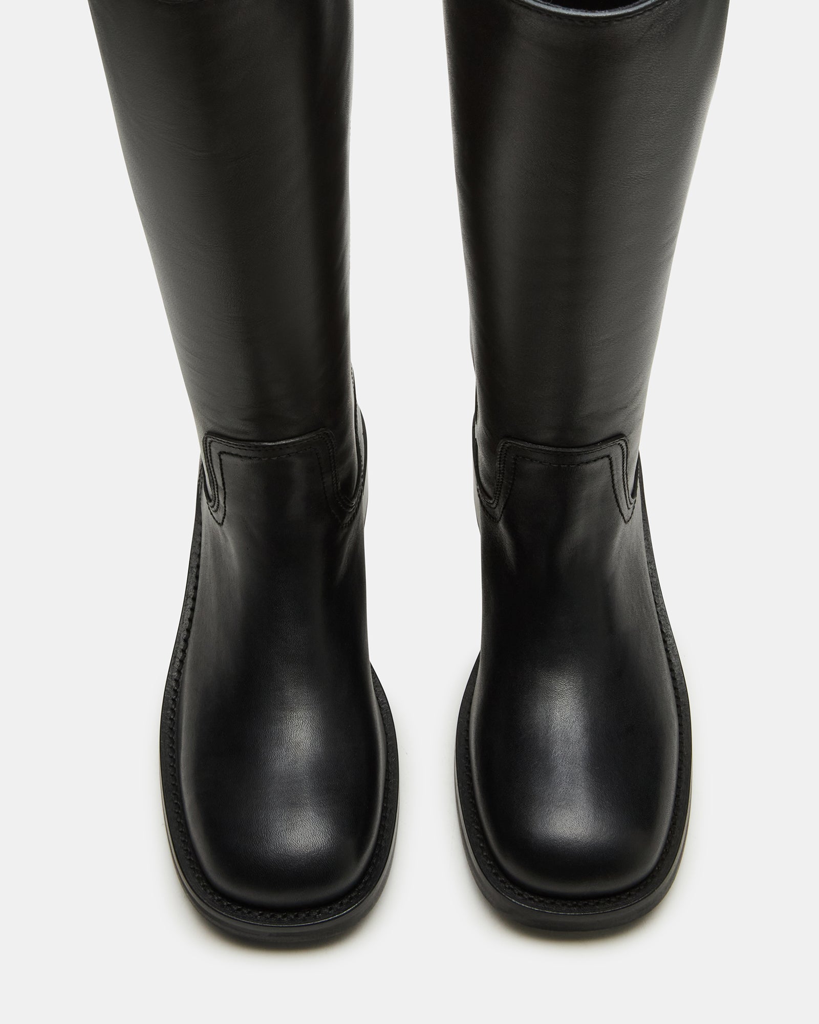 RIGGS BLACK LEATHER WIDE CALF、mySite、gtrtttuynbv