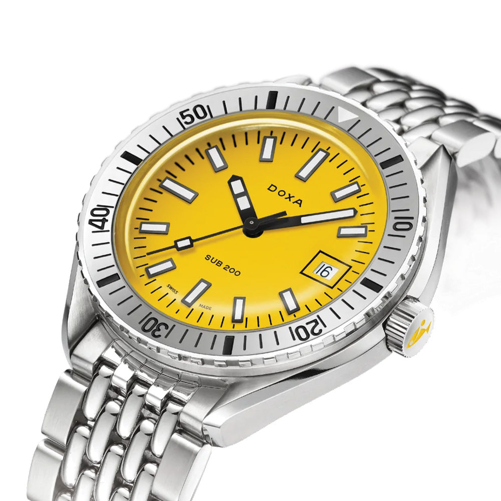  SUB 200 Divingstar 42mm - Yellow on Bracelet