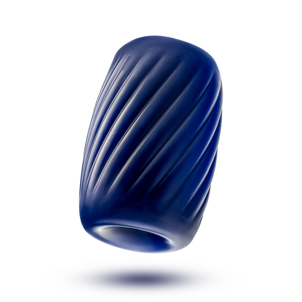 Rize! By Blush® | Turbine Self-Lubricating Pocket Stroker - Made With Ultra Soft X5® Plus Material - 3 Erotic Chambers - Blue、mySite、bottomscart