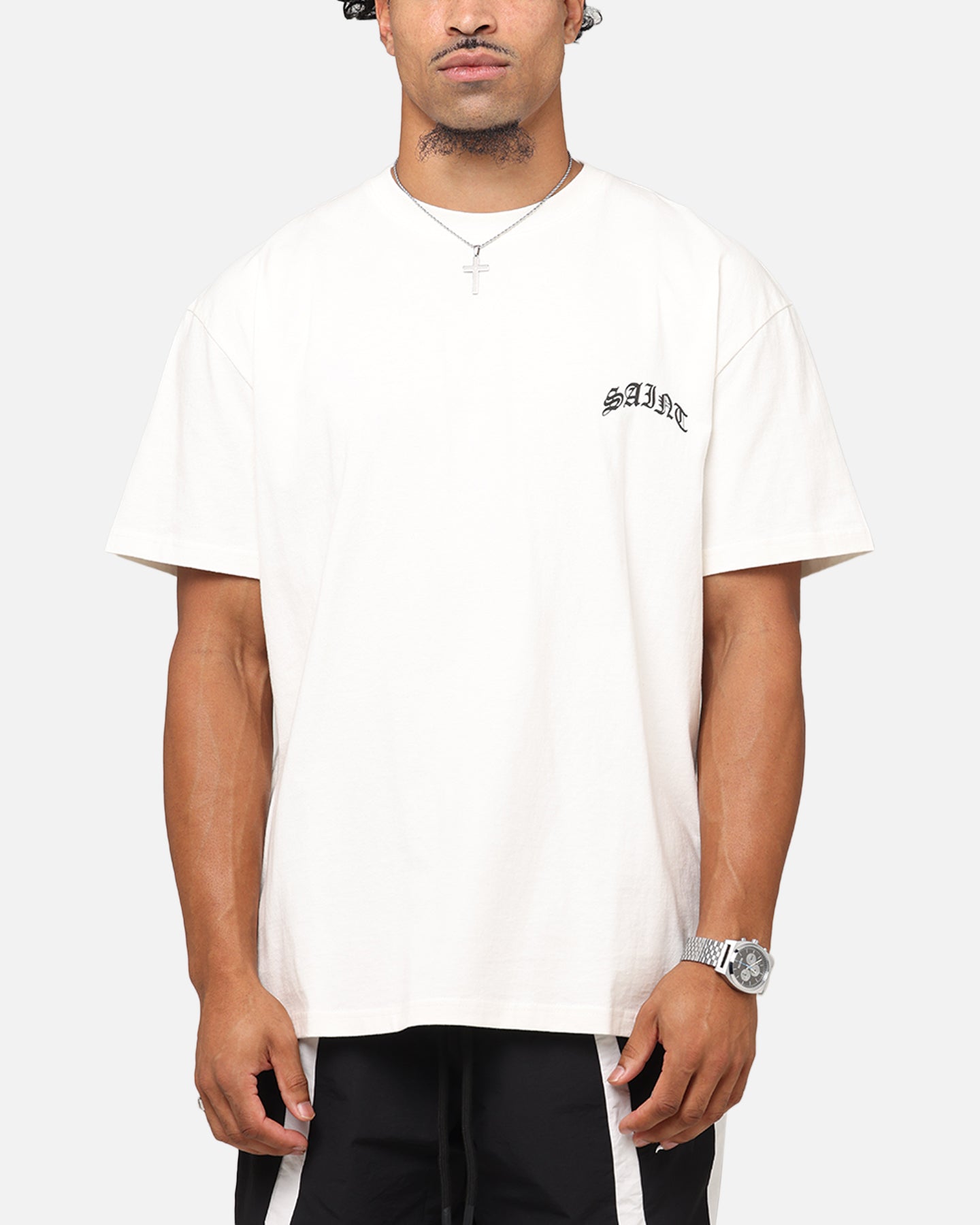 Saint Morta Maiden Boxy T-Shirt Off White、mySite、zt4zffjzw