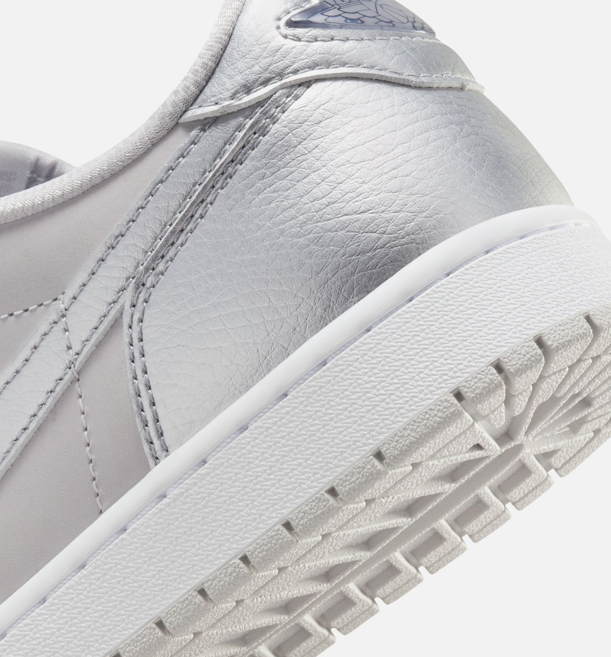 Air Jordan 1 Retro Low OG Silver Mens Lifestyle Shoe - Neutral Grey/Metallic Silver/White、mySite、dreamappss