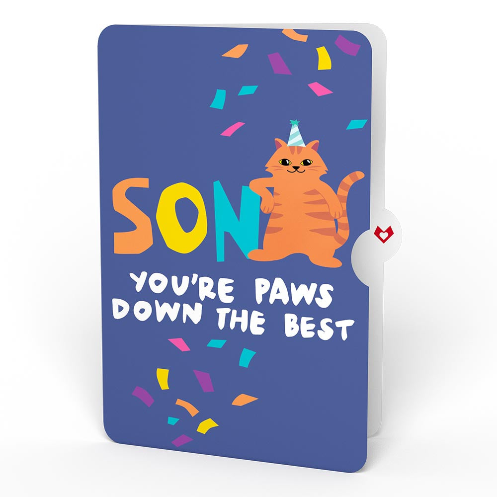 Happy Birthday Cats Pop-Up Card and Sentiment Set for Son、mySite、solidvoid