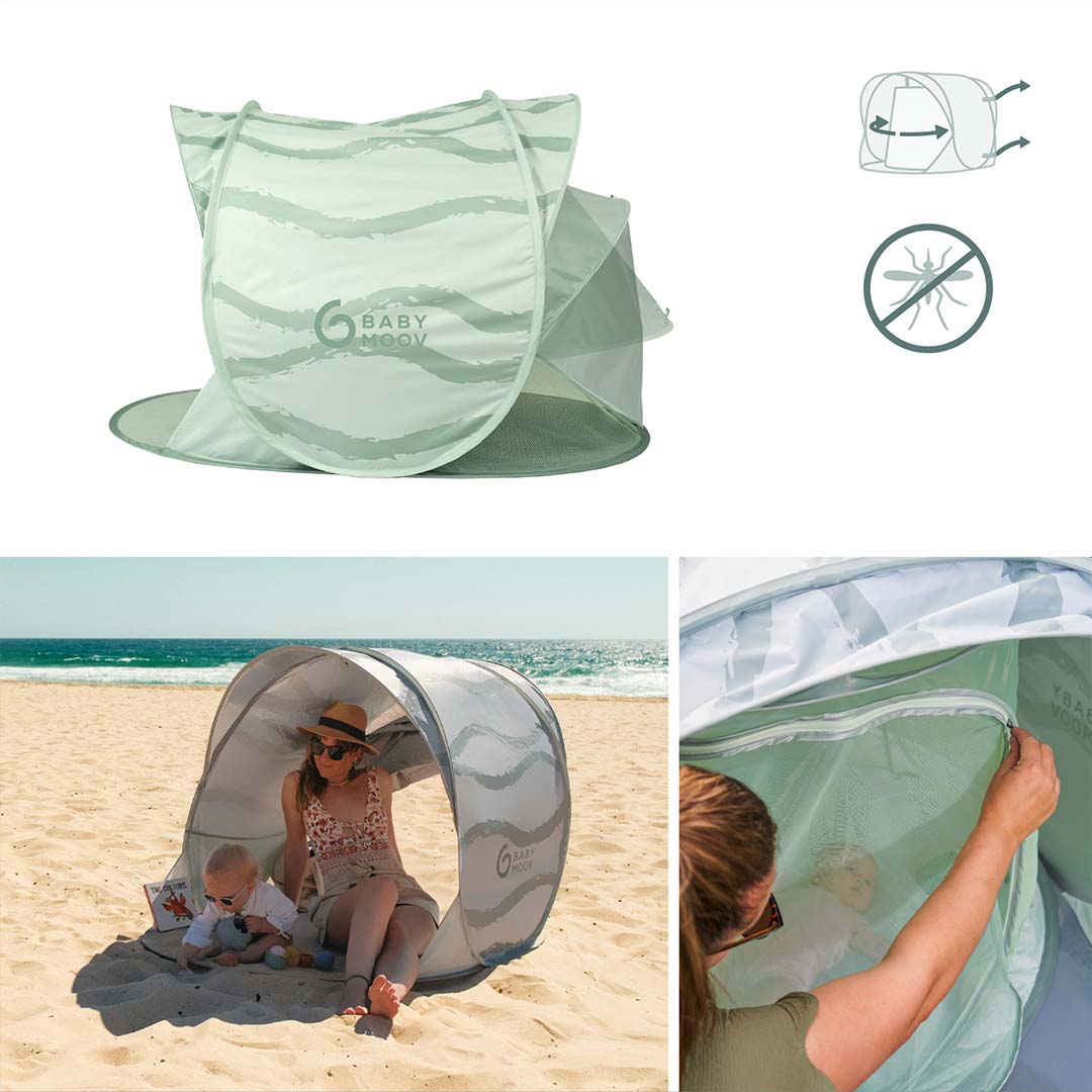  Babymoov Moov & Protect Anti UV Shelter - Green Lagoon、mySite、merchandisen